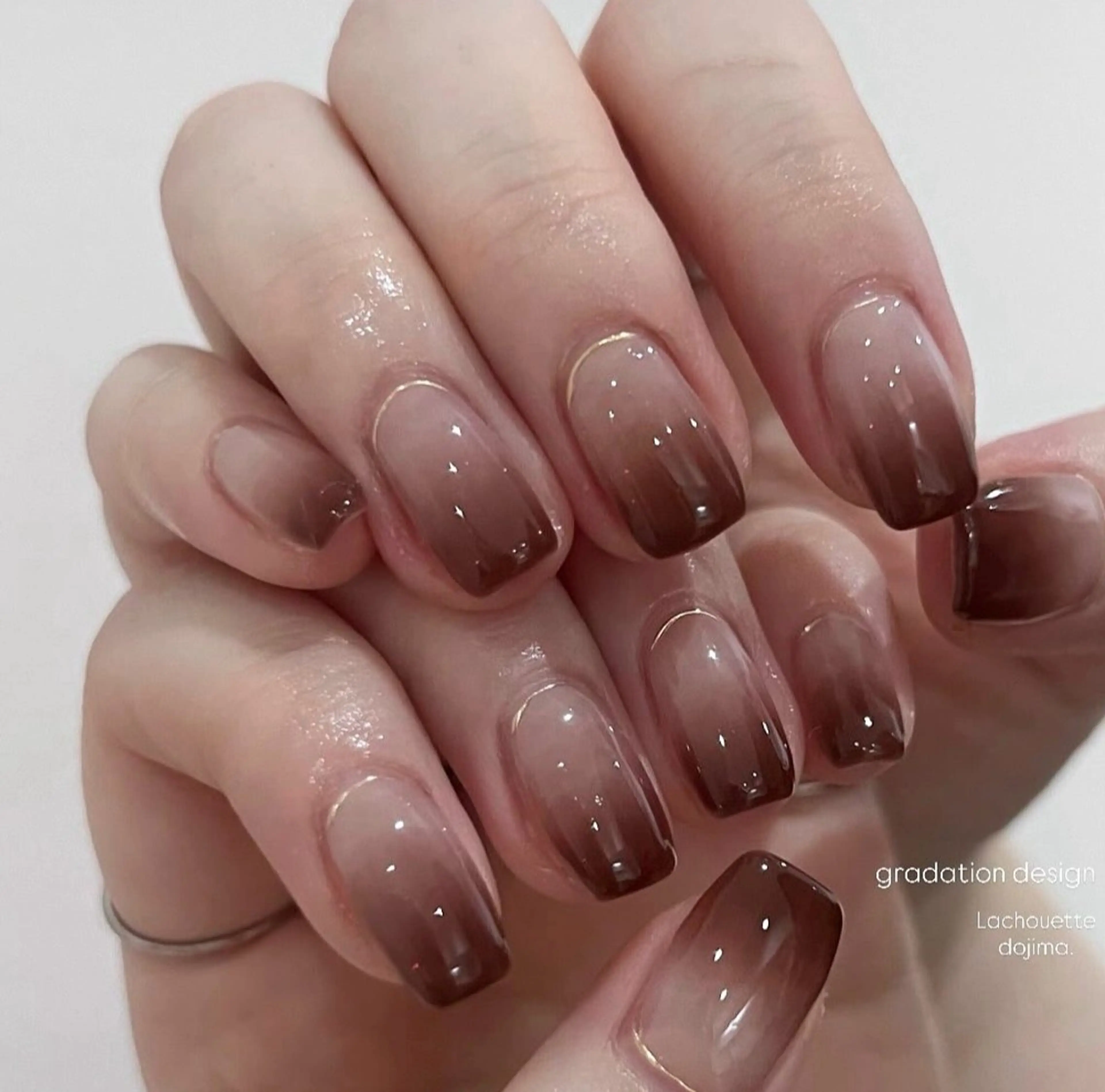 ネイル 韓国ネイル 持ち込み ニュアンスネイル ネイルチップ ハンドネイル ANA.CHUO 本川越店舗のネイルデザイン