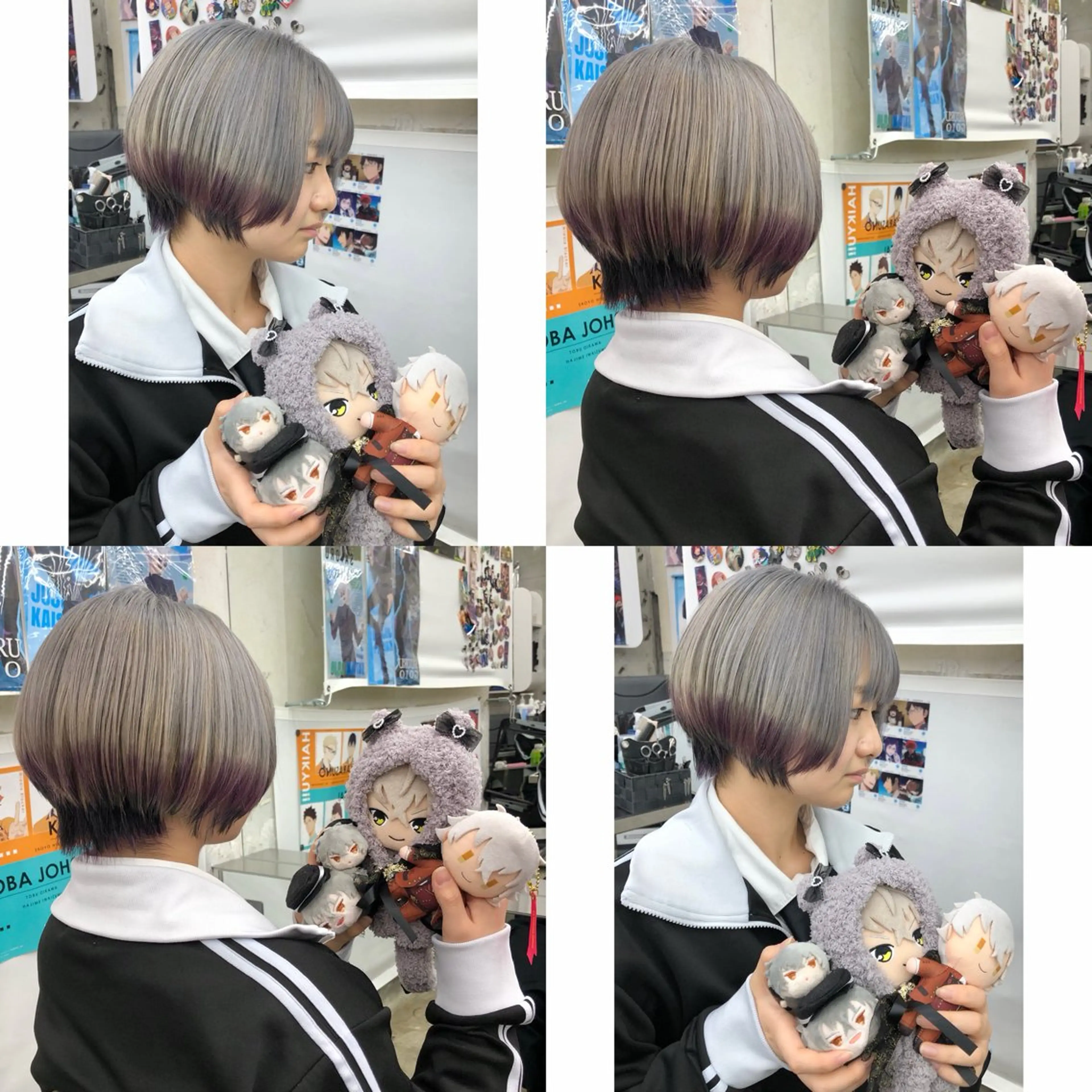 ショート カラー 推しカラー✨ オタク美容師ユウカのヘアスタイル