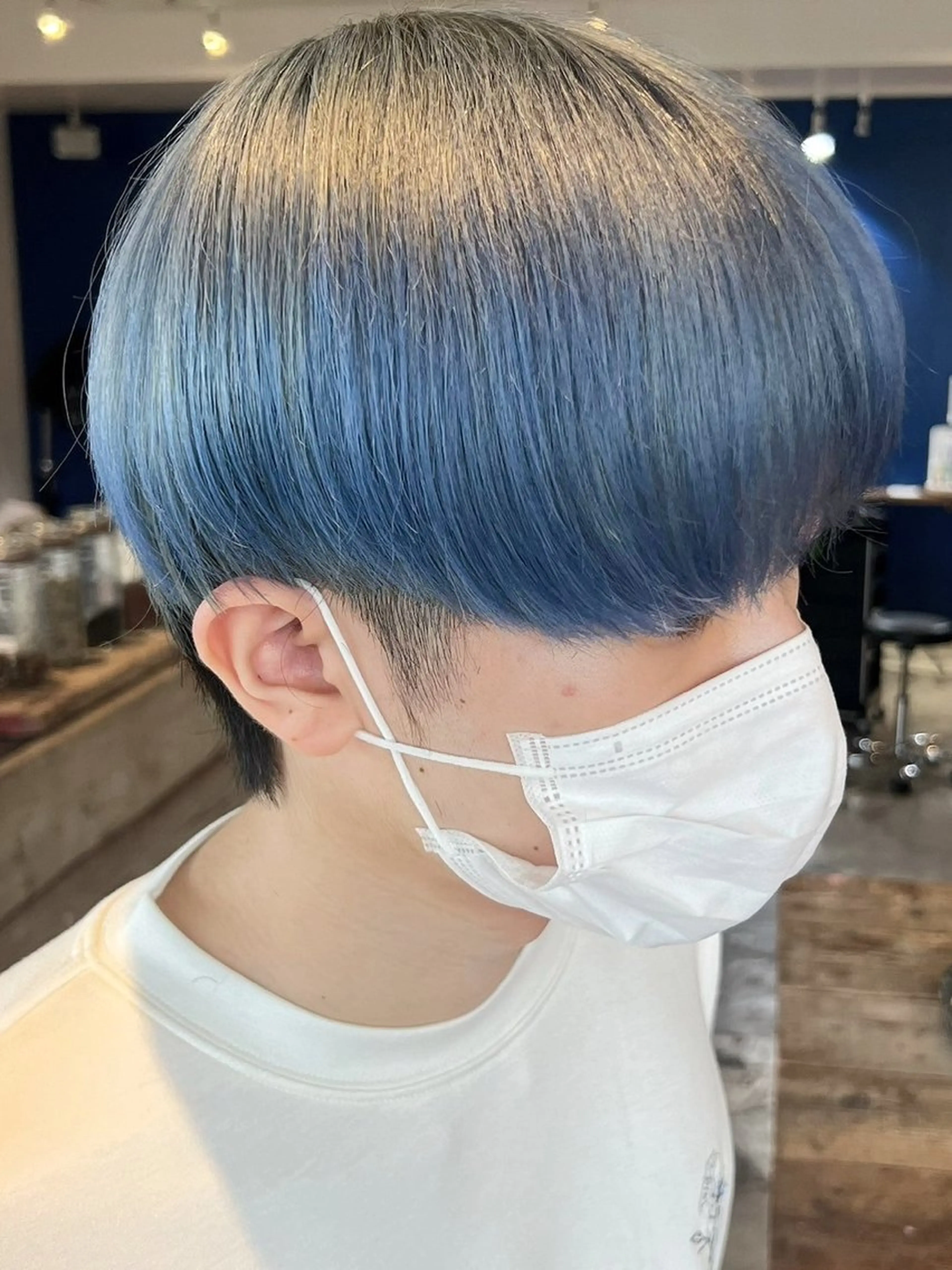 カラー メンズ カット ヘアカラー トリートメント 岸下 理緒のヘアスタイル