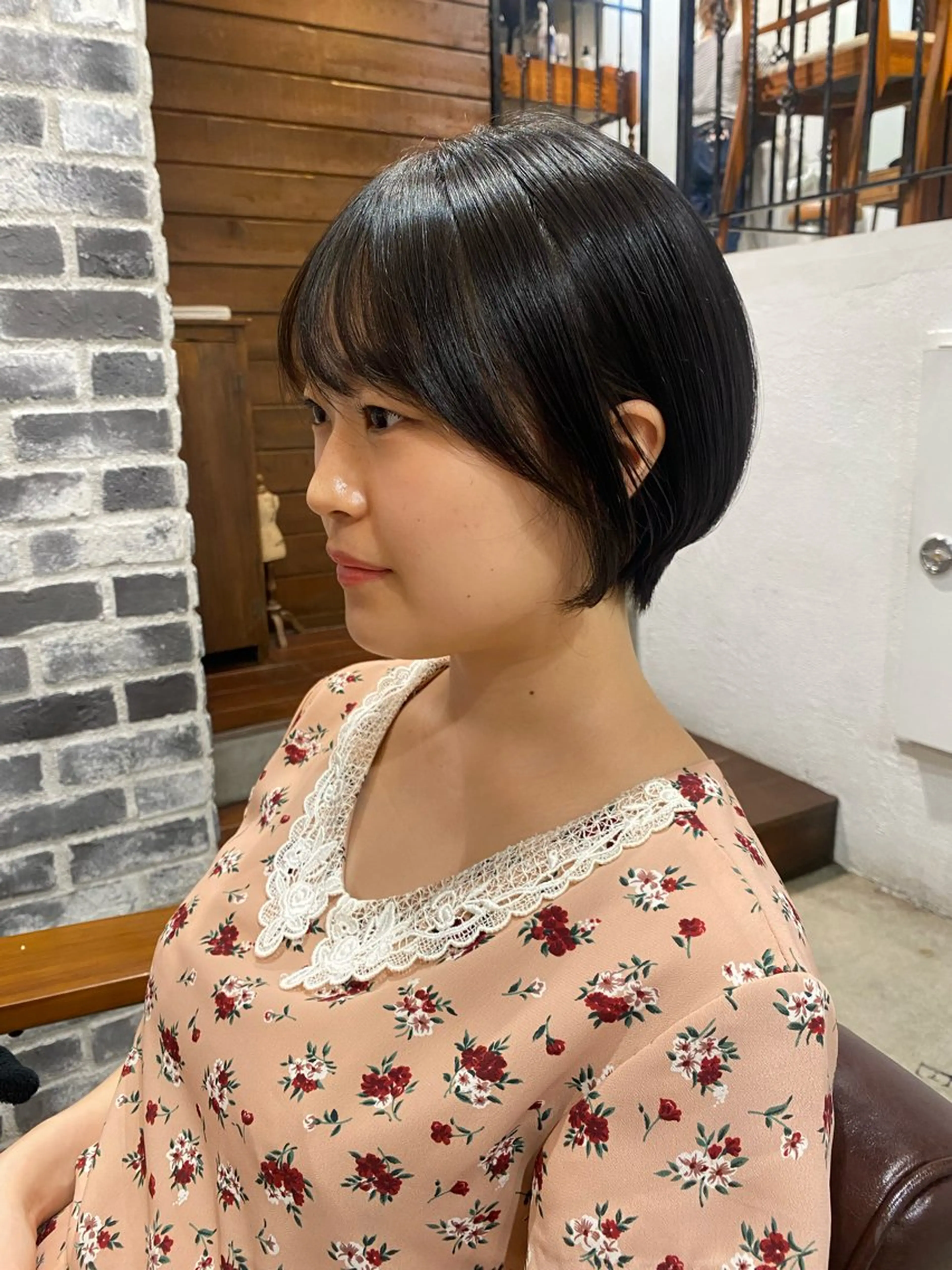 ショート ショートボブ ボブ 顔周りカット ショートヘア 顔周りカット/透明感 カラー/rioのヘアスタイル