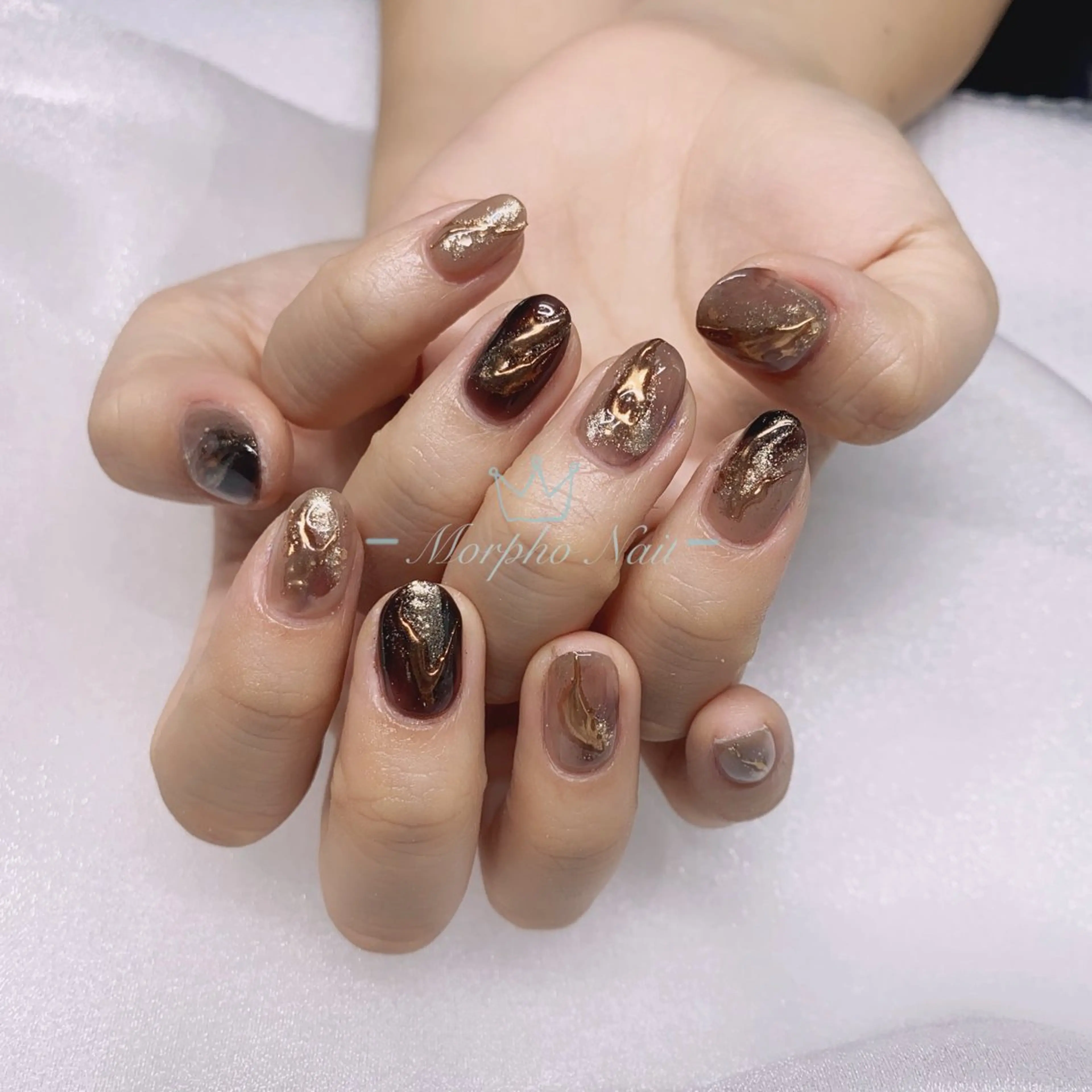 ネイル ハンドネイル Morpho nailのネイルデザイン