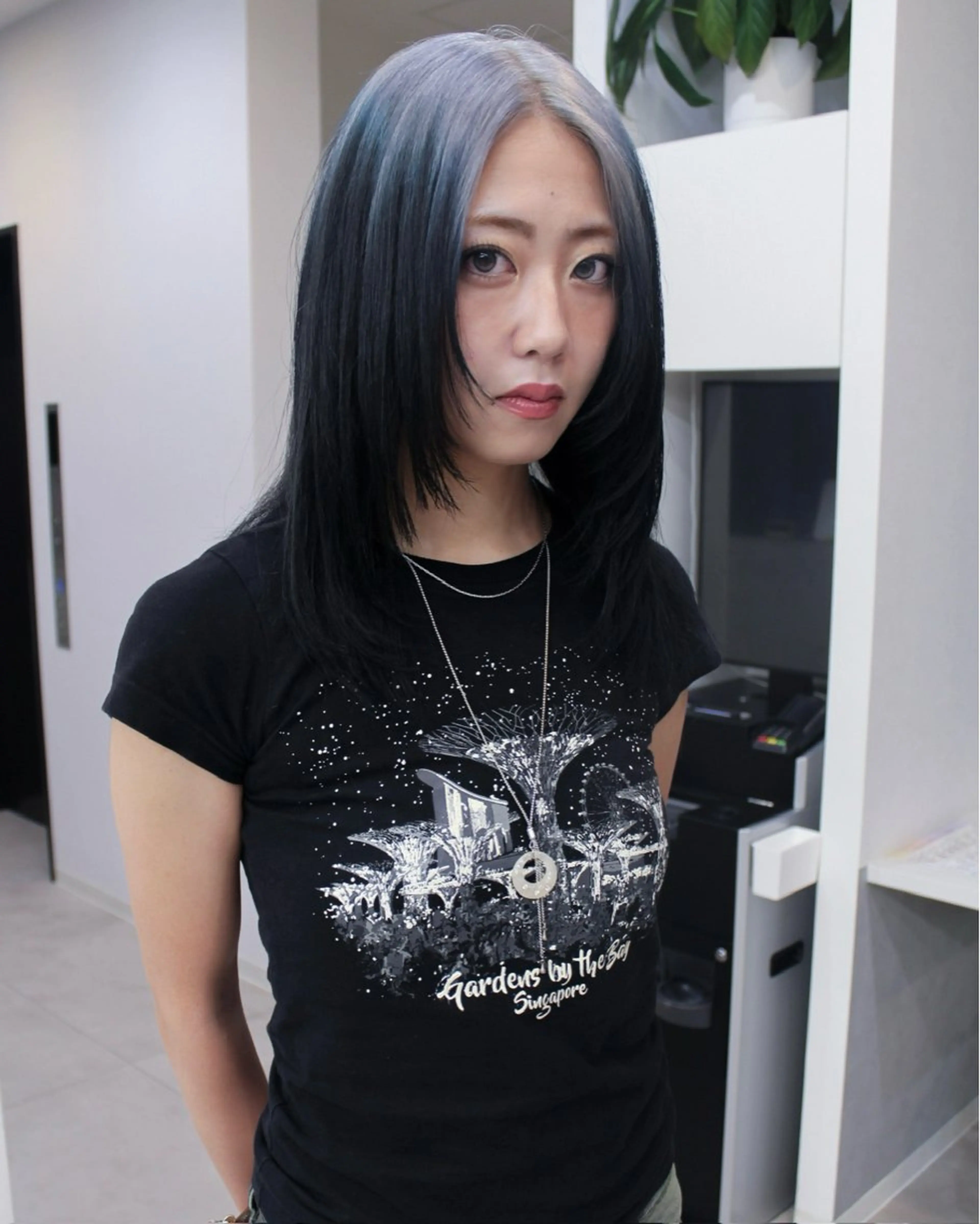 ミディアム ヘアカラー 相羽 佑哉のヘアスタイル