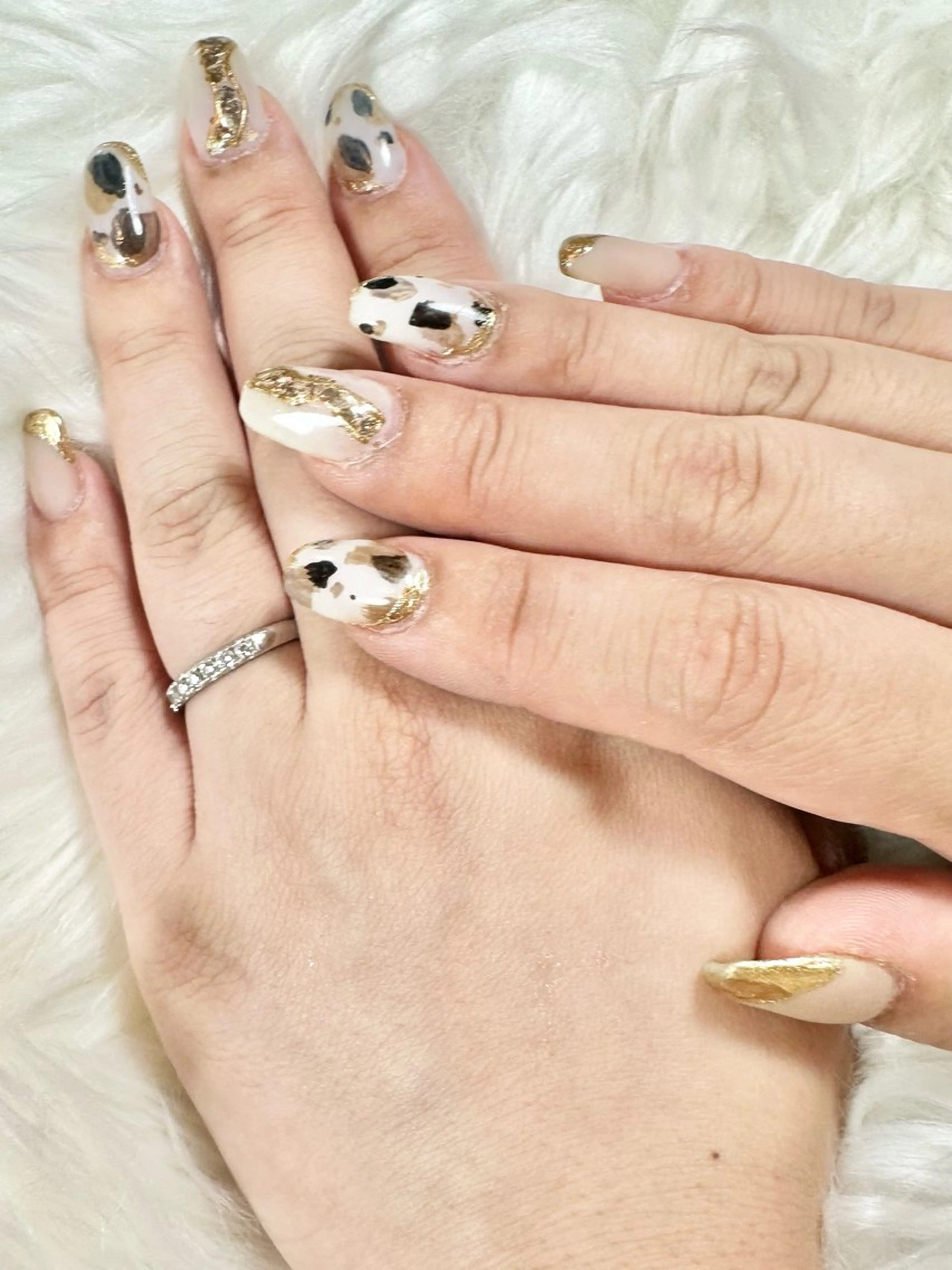 ネイル アートネイル フレンチネイル マットネイル ミラーネイル ニュアンスネイル abuuuuu nailsのネイルデザイン