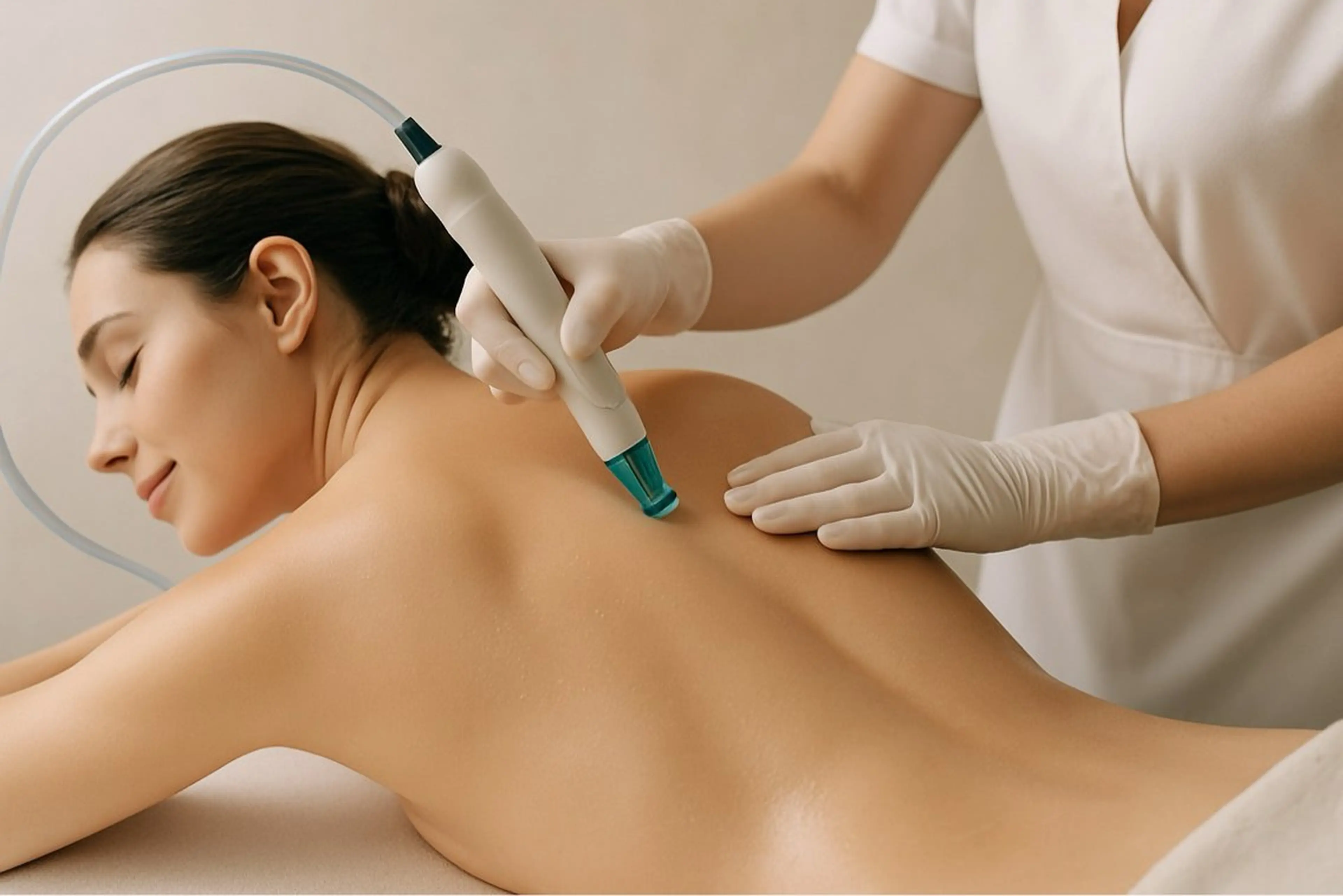 背中水流毛穴洗浄！クリーン＆うる肌ケア【背中全面】の写真