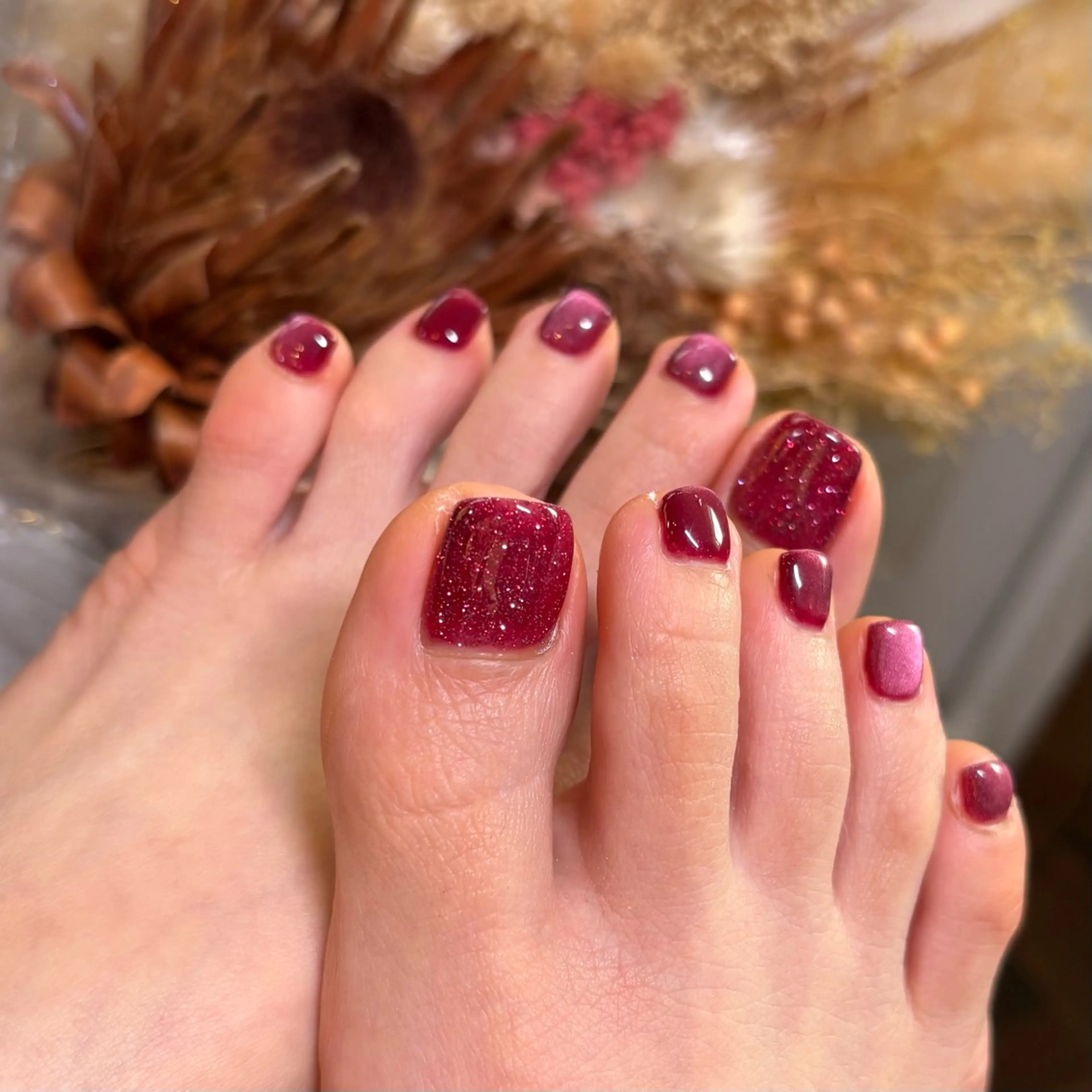 ネイル フットネイル 宇賀神 salon de 4Hのネイルデザイン