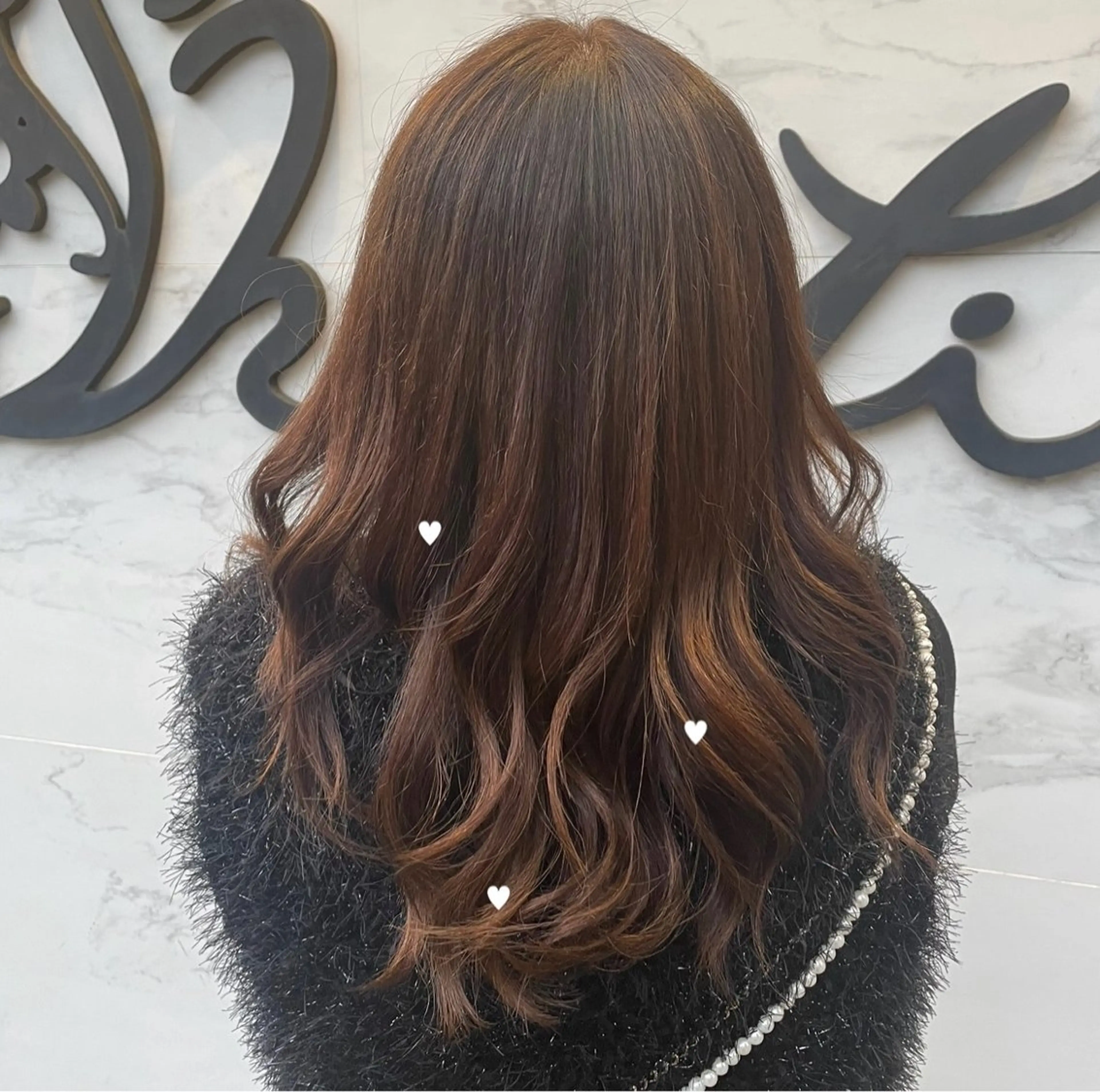 カラー 原田 雪花凜のヘアスタイル