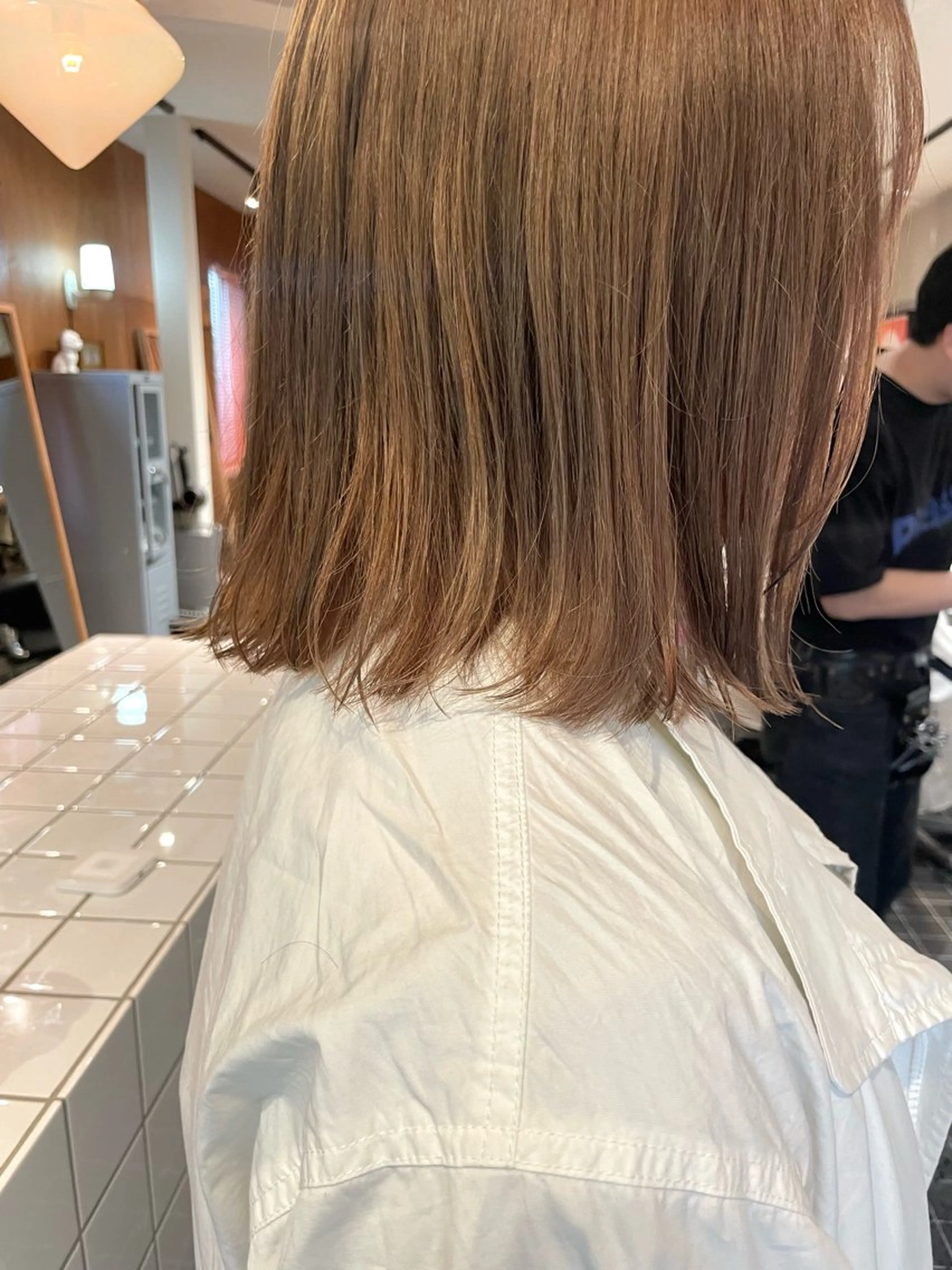 ショート カラー ブリーチ カット ヘアカラー hemm hemm所属・ボブパーマ 岩波ゆいのヘアスタイル