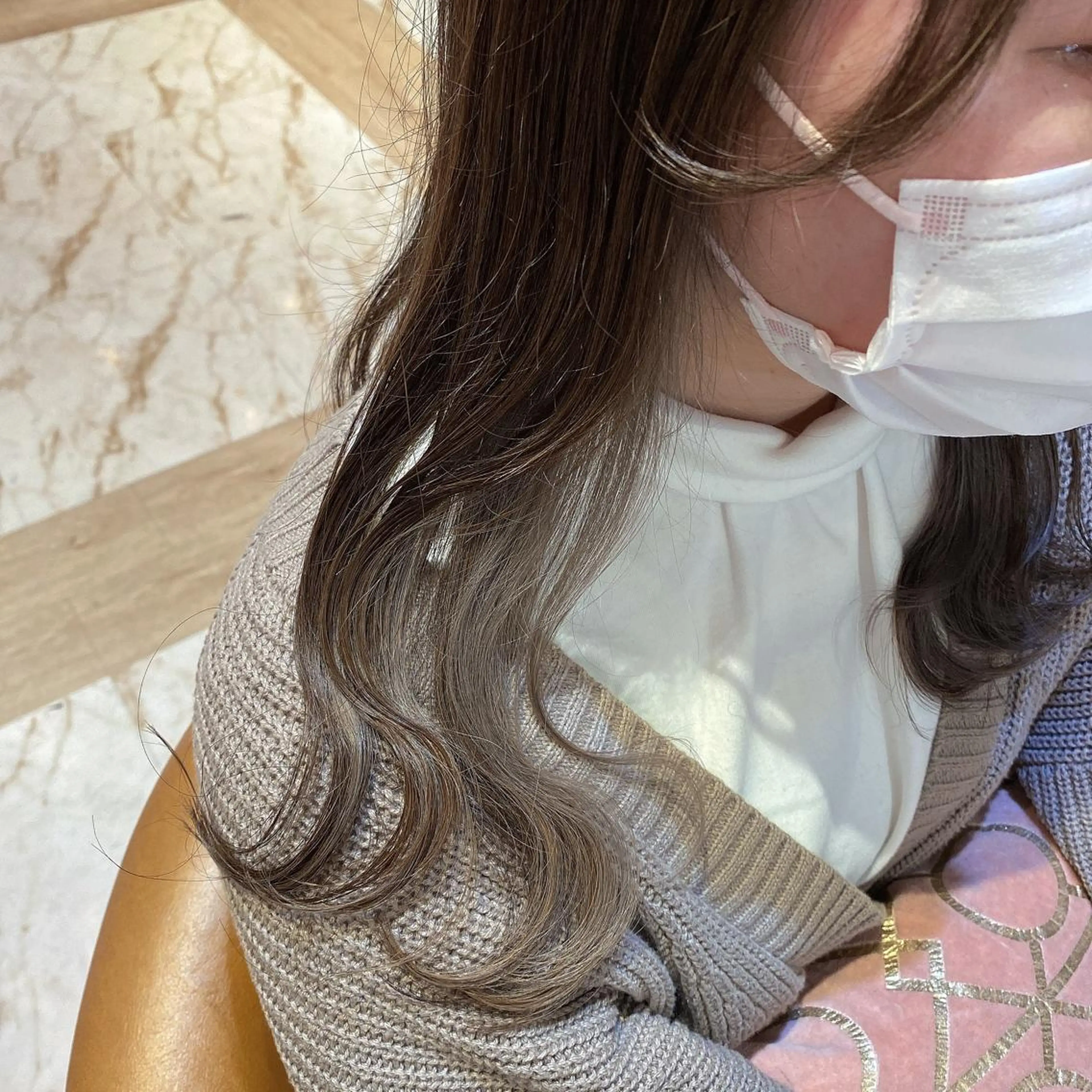 ミディアム カット ヘアカラー 代表山口ひな 髪質改善のプロのヘアスタイル