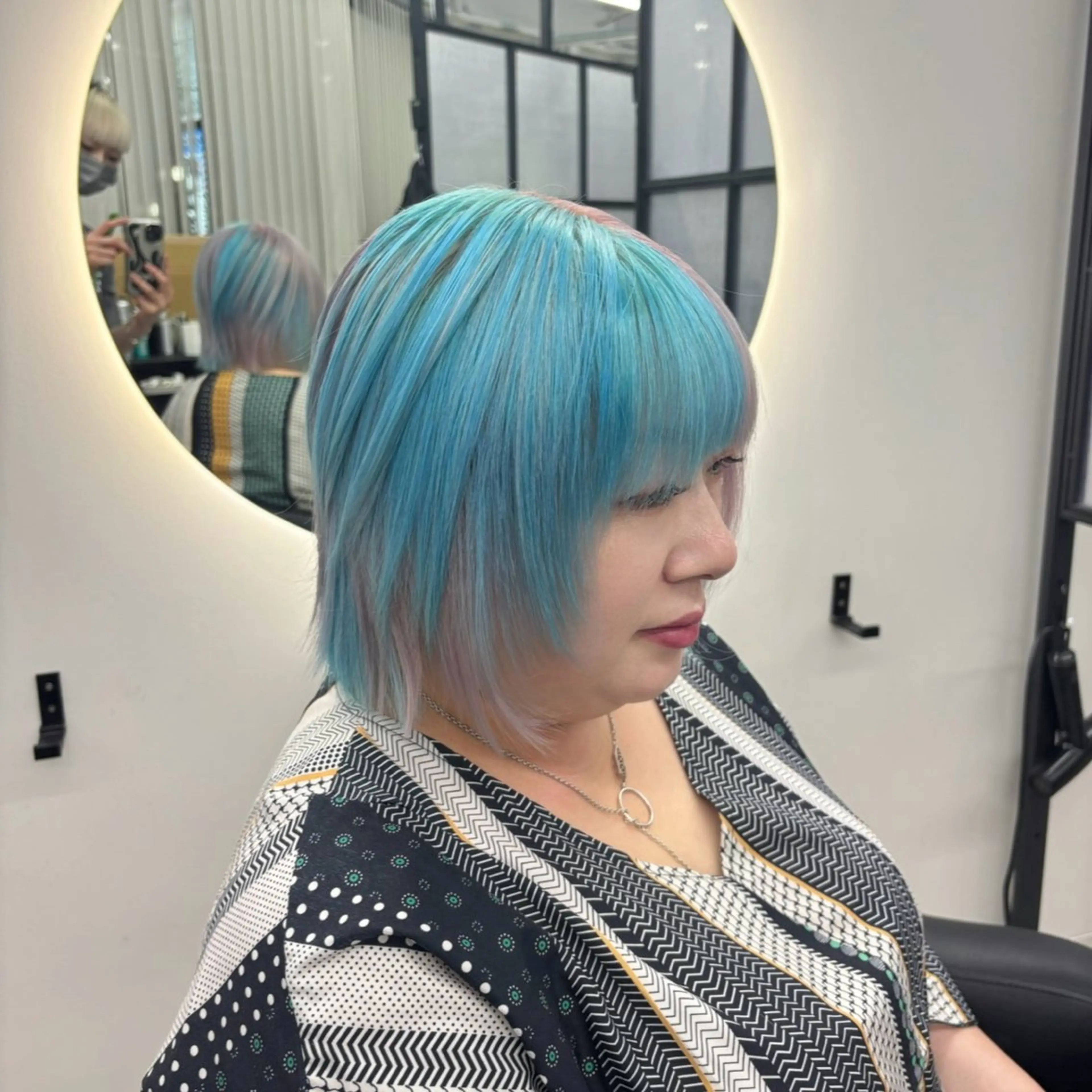 ミディアム カラー ヘアカラー Ren. 🦋デザインカラーのヘアスタイル
