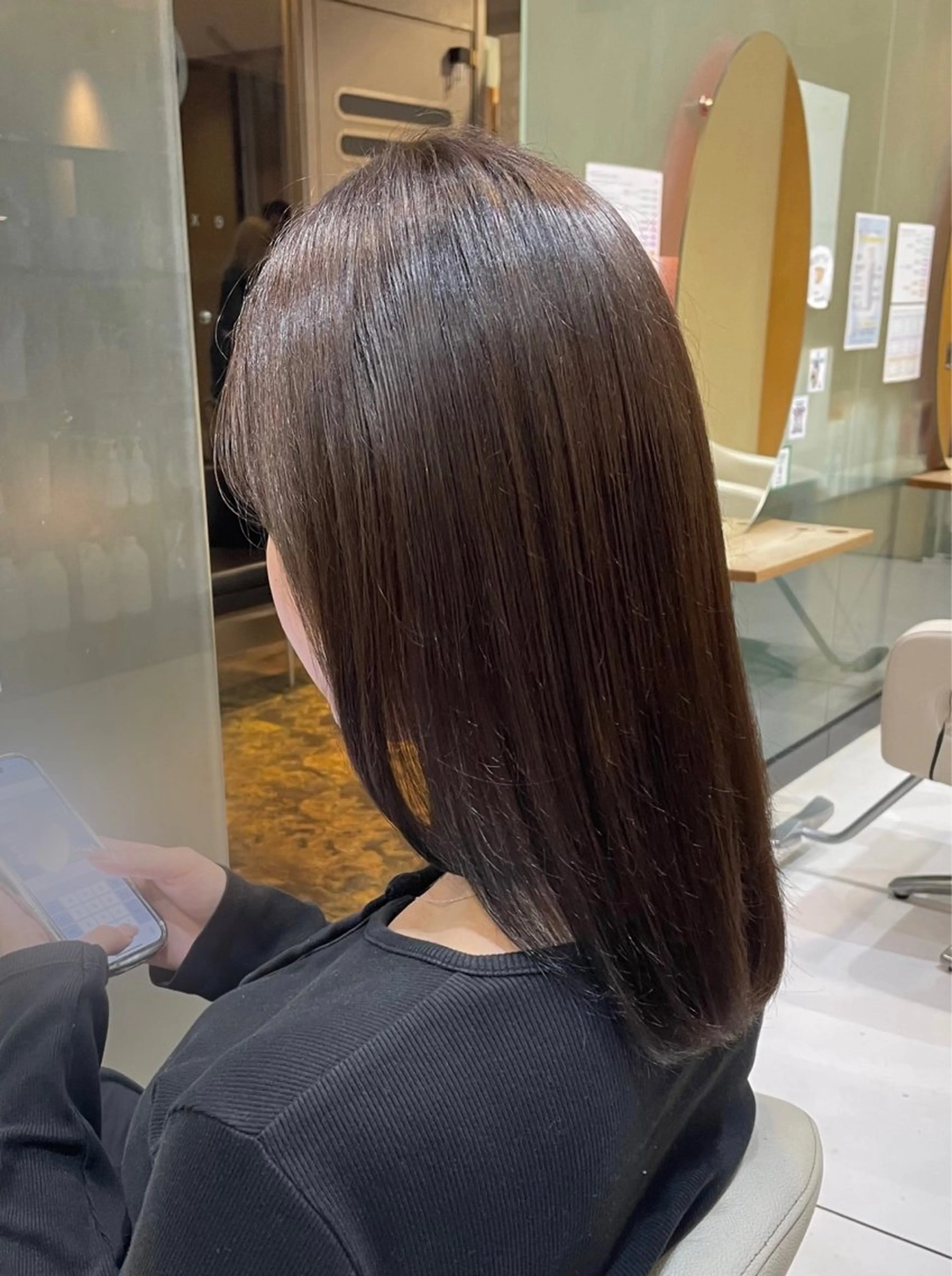 セミロング カラー ４ｃｍ諸江店所属・澤野 祐羽のヘアスタイル