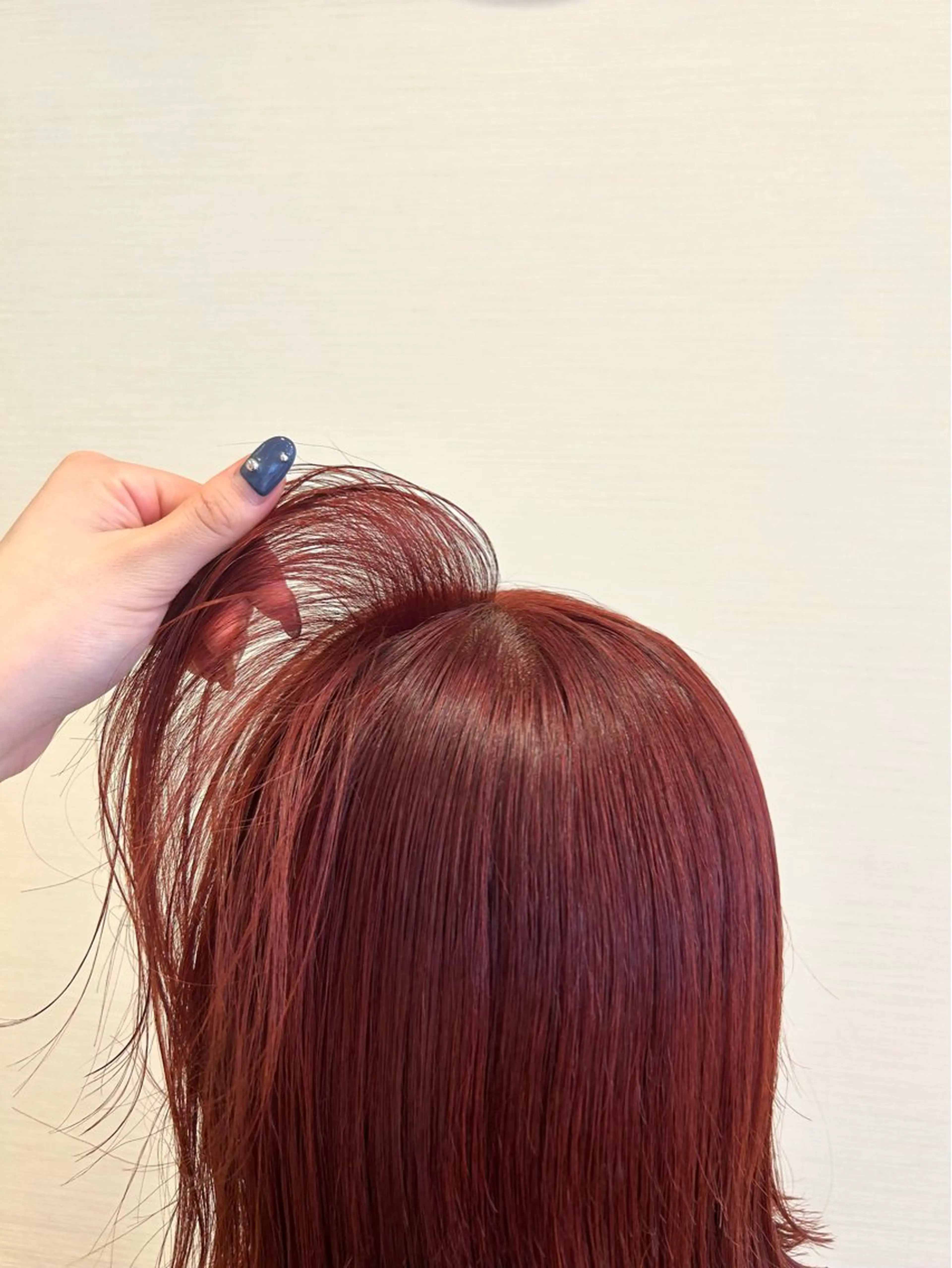 セミロング カラー ミ ユのヘアスタイル