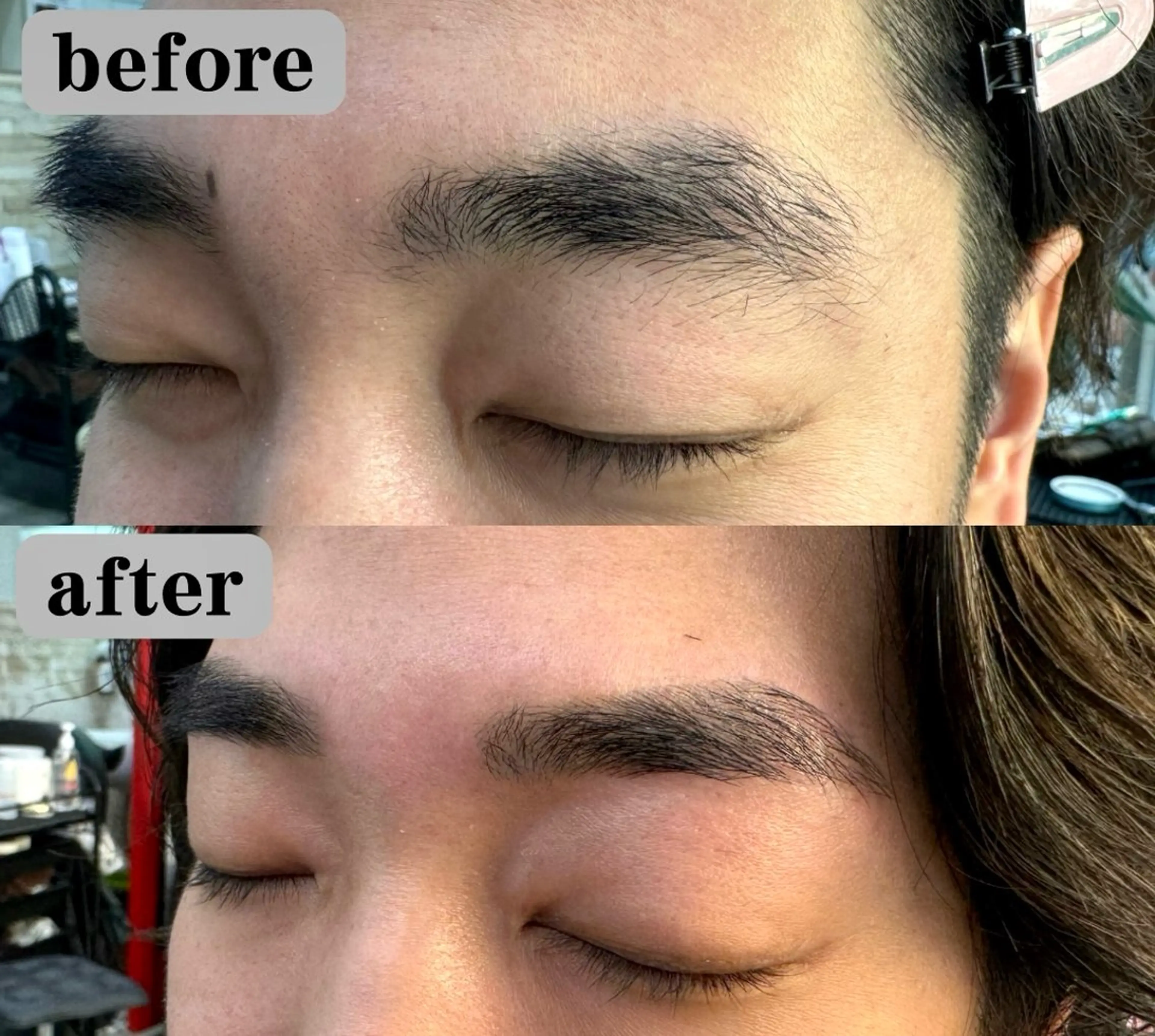 Men's eyebrowの写真