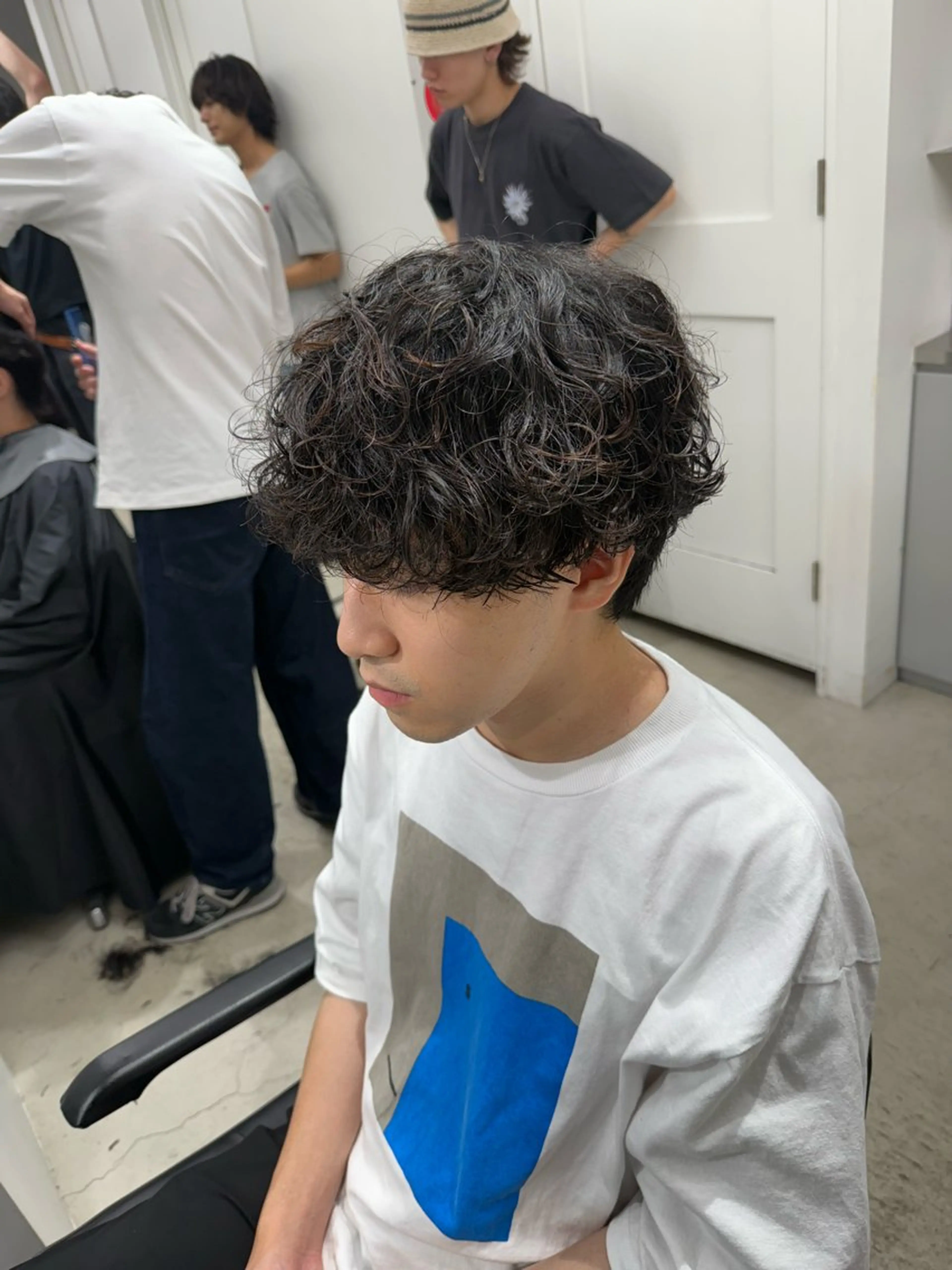 パーマ メンズ 深谷 侑亮のヘアスタイル