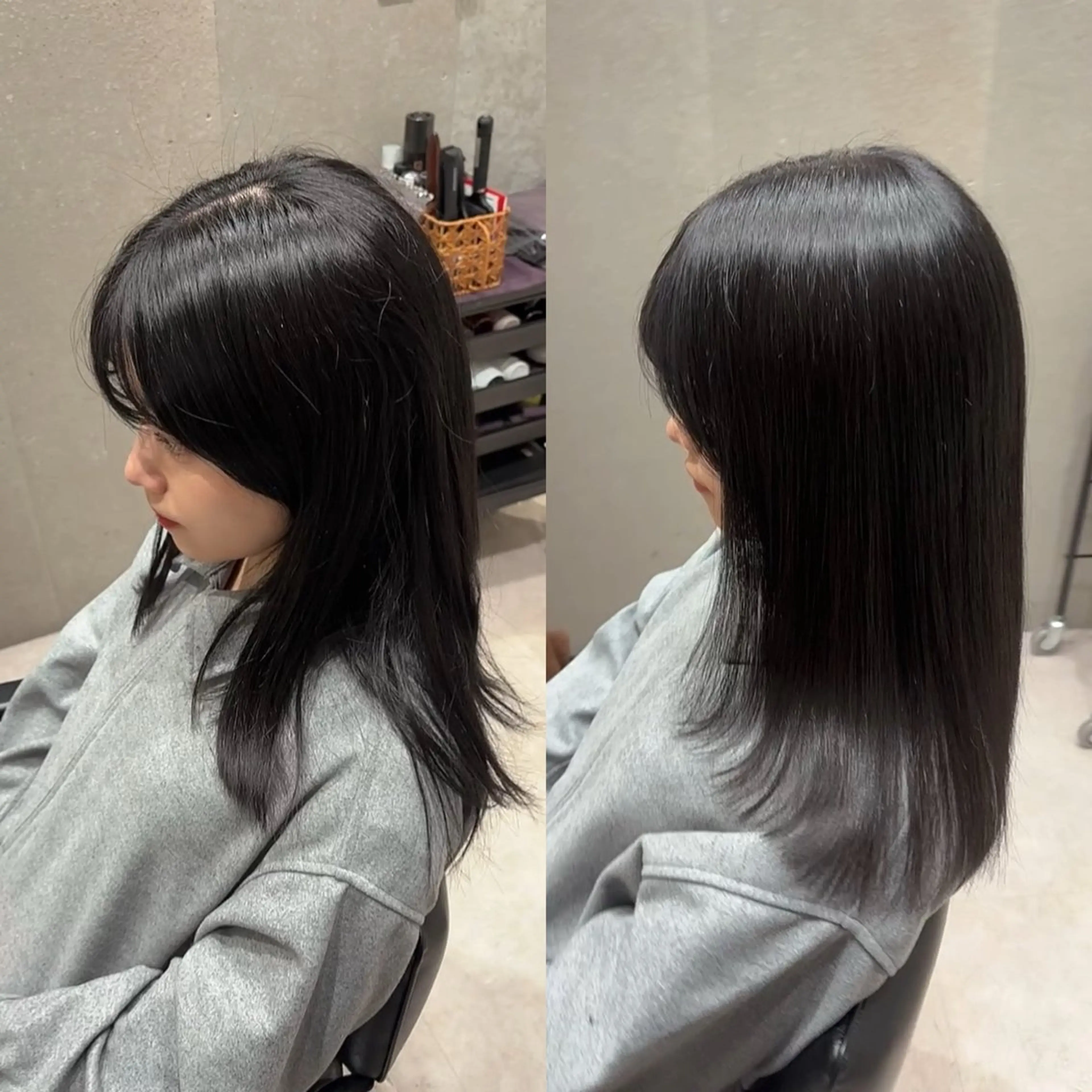 ミディアム 髪質改善 トリートメント トリートメント ヘッドスパ 髪質改善ヘアケア 艶髪特化/上田のヘアスタイル