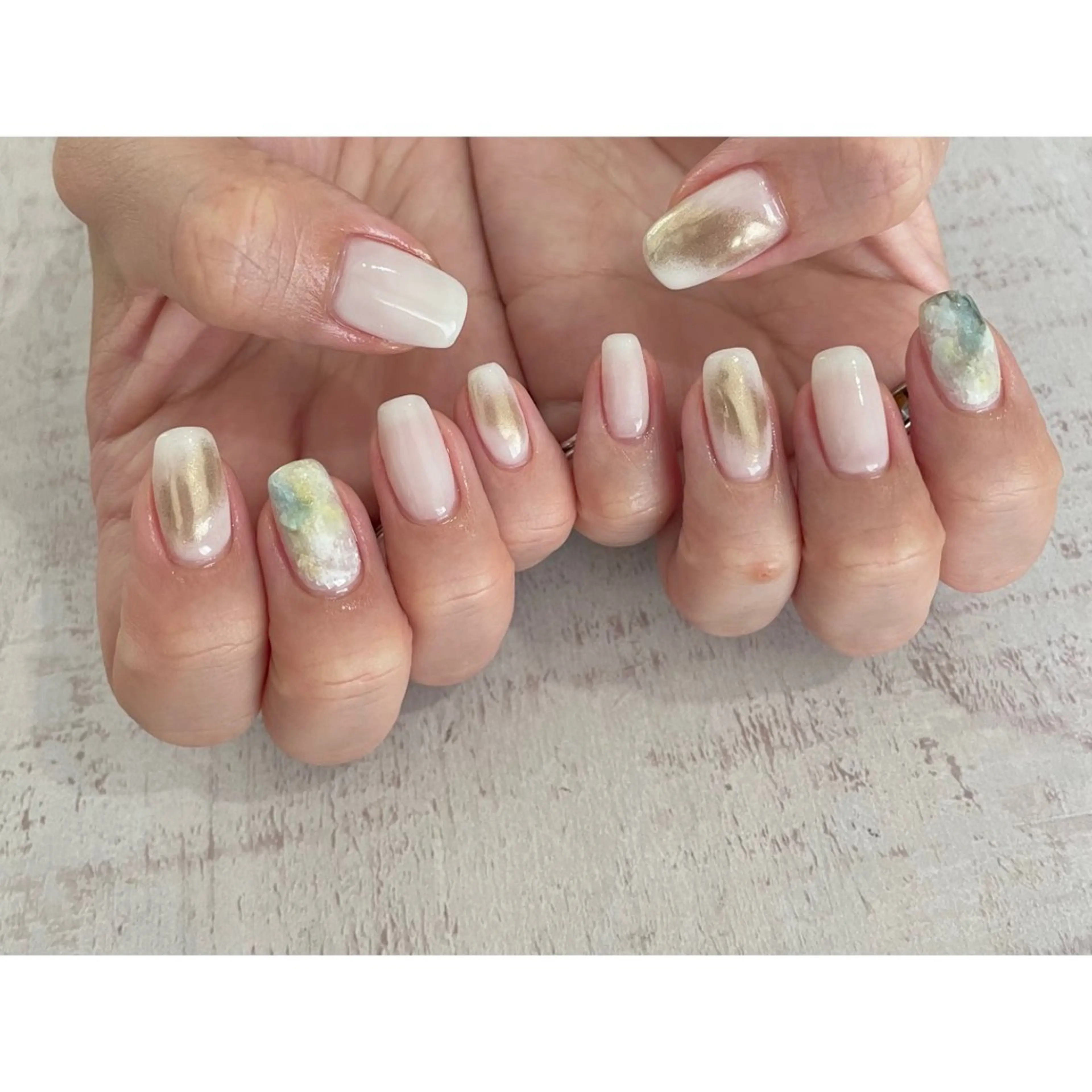 ネイル 𖡼 yumenoのネイルデザイン