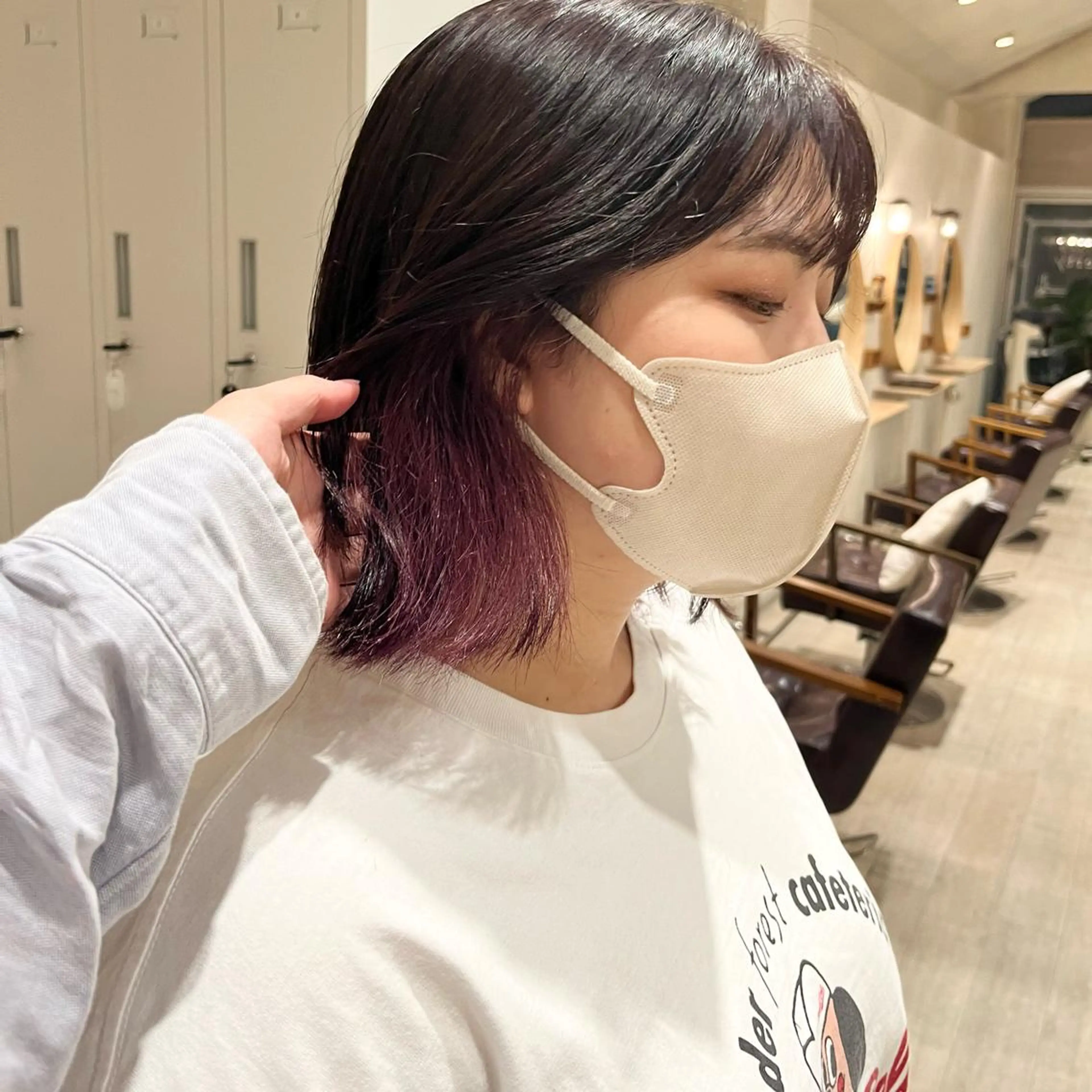 ショート カット ヘアカラー トリートメント SiLO yuri andoのヘアスタイル