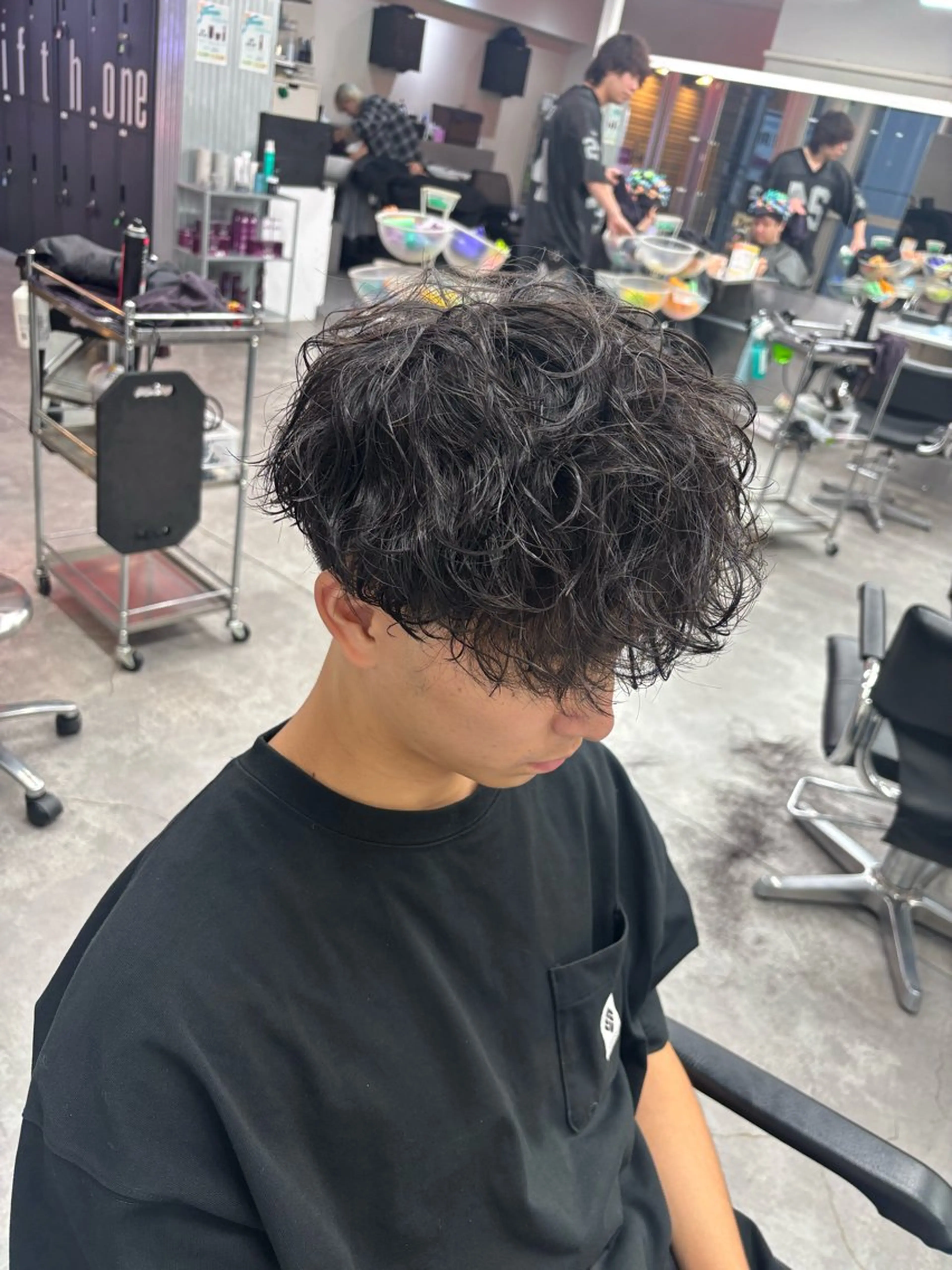 パーマ メンズ メンズ特化✨️ 韓国風パーマ🔥一八のヘアスタイル