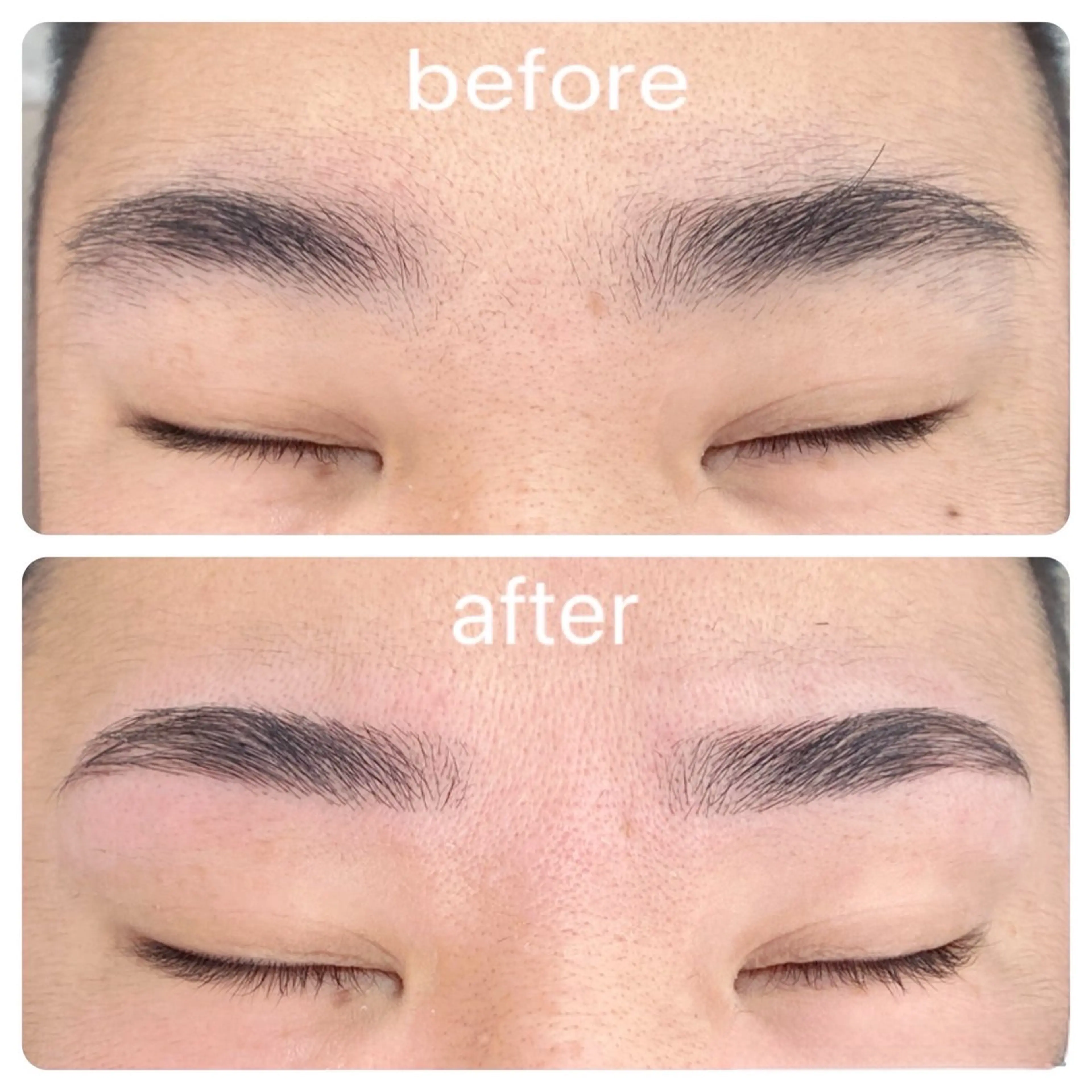 メンズ アイブロウ akari 🧸🧡のマツエク・マツパデザイン