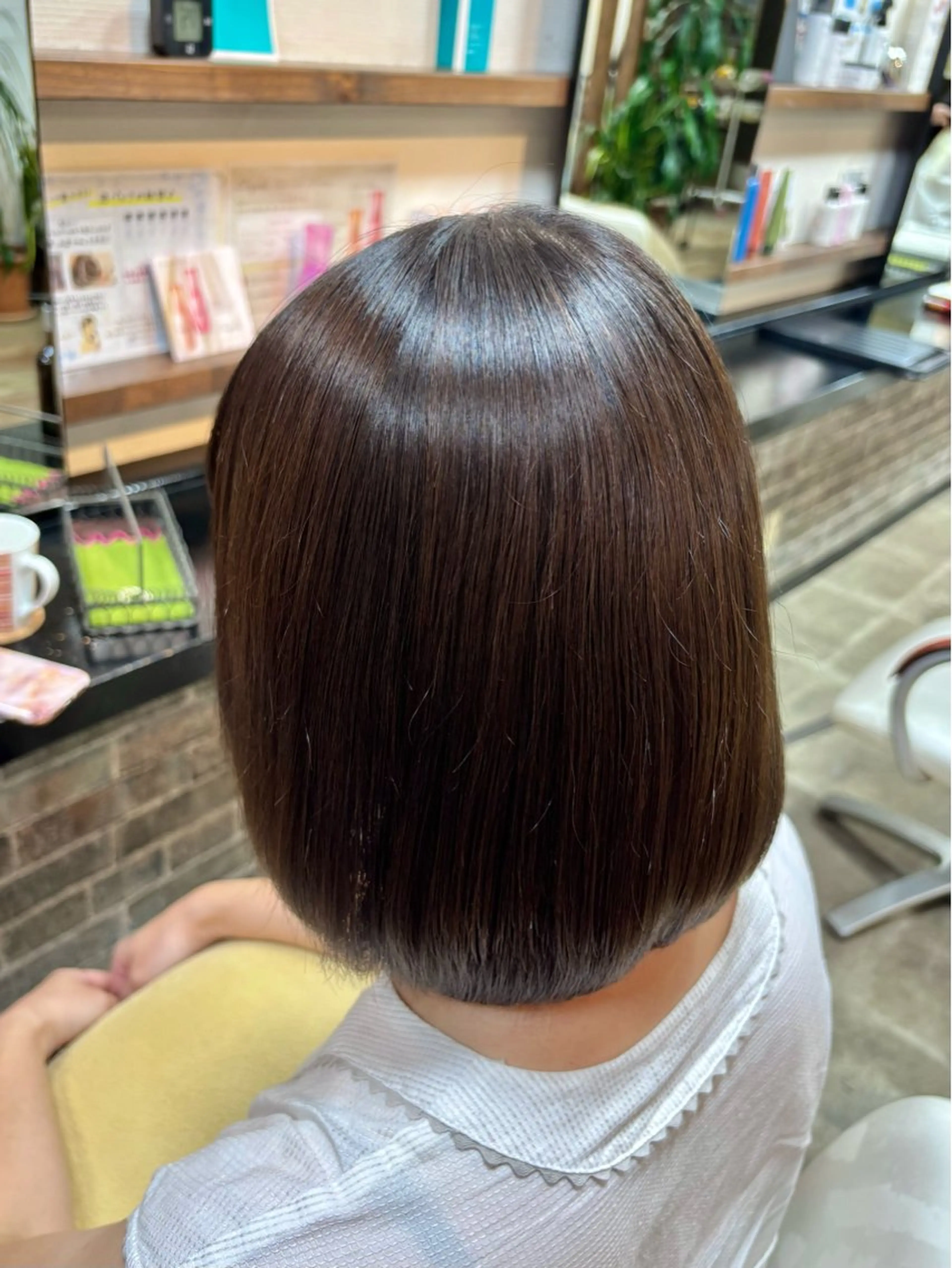 ショート カラー パーマ 髪質改善 縮毛矯正 カット ヘアカラー 縮毛矯正 イツキ🌕デザインカ ラー🥨髪質改善🫧のヘアスタイル