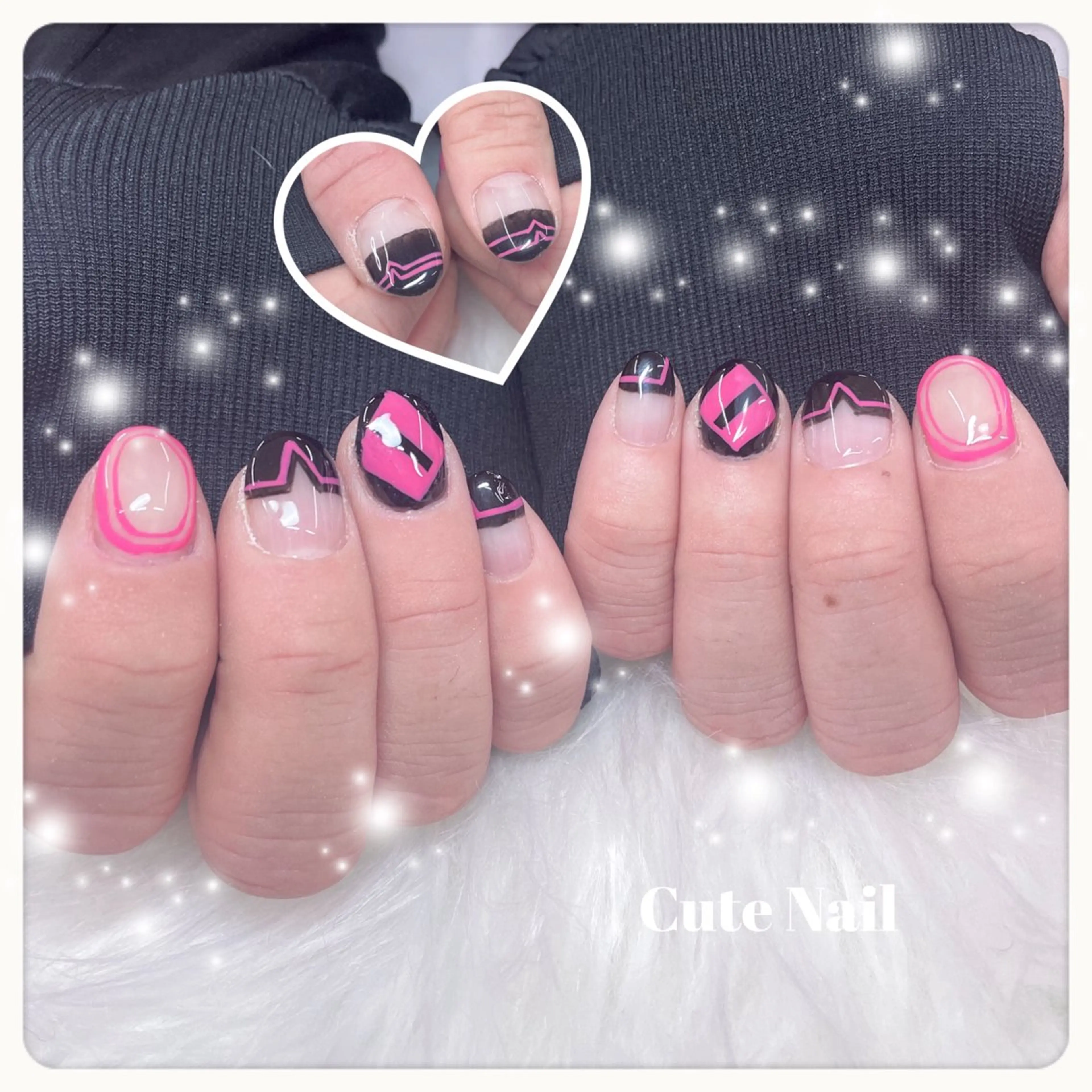 ネイル GO TODAY SHAiRE SALON原宿 Liber所属・️🫧もこ 艶感ネイル🫧のネイルデザイン