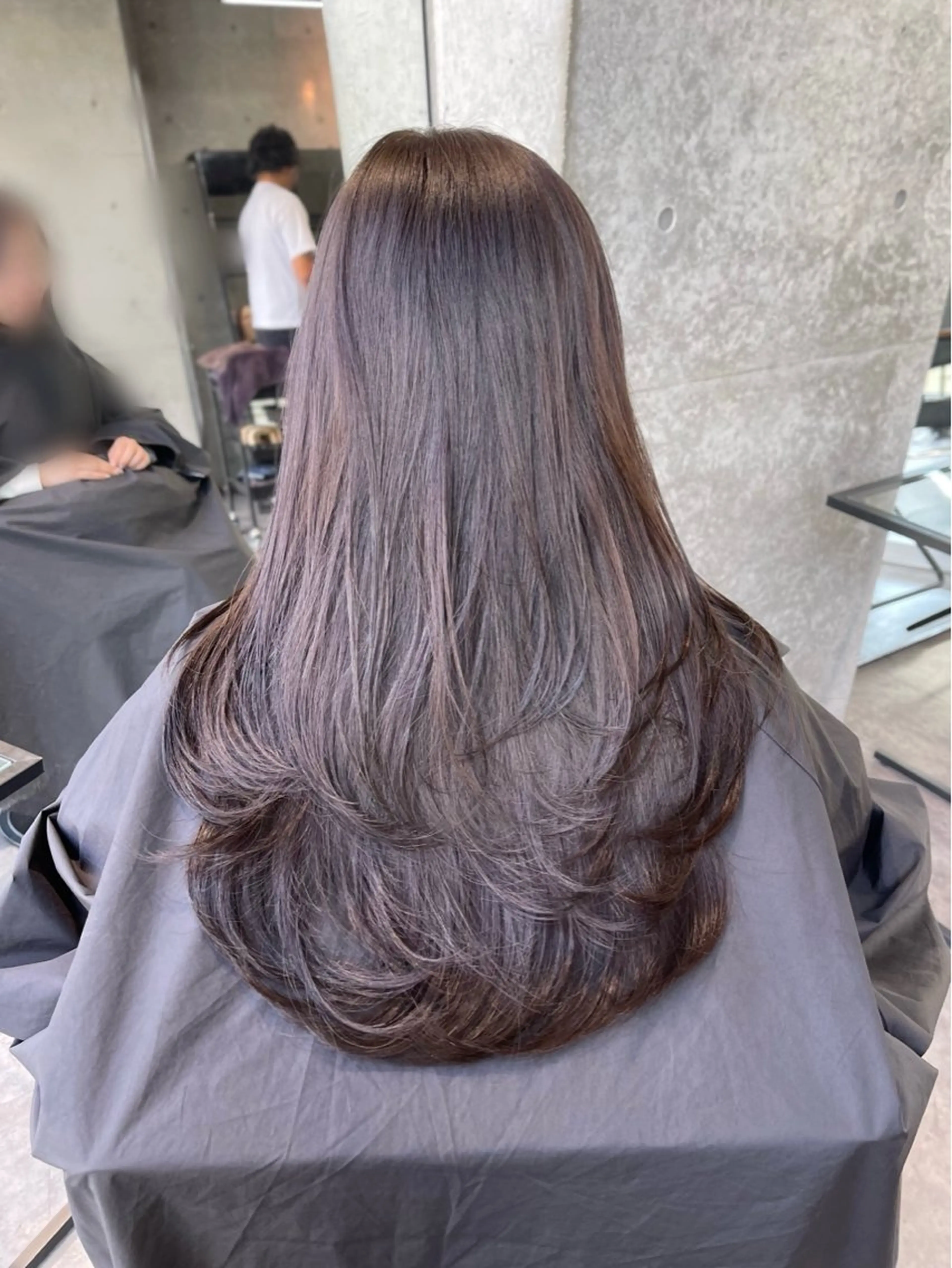 ロング カラー カット ヘアカラー route 【ルート】所属・髪質改善/堀江 ケアカラーtoshiのヘアスタイル