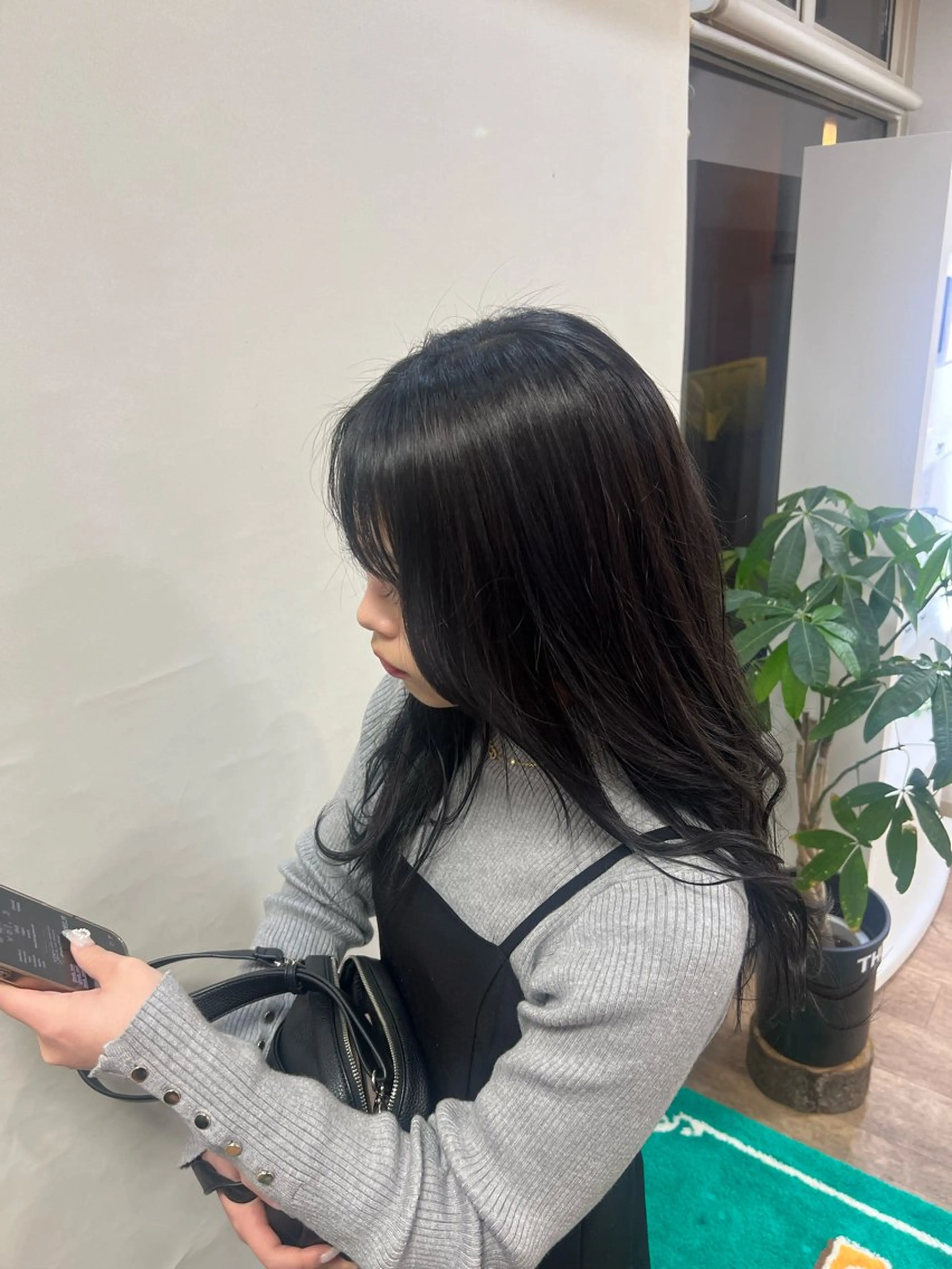 ロング カラー ヘアカラー hair make sanctuary所属・オオエ トア／カラー／パーマのヘアスタイル