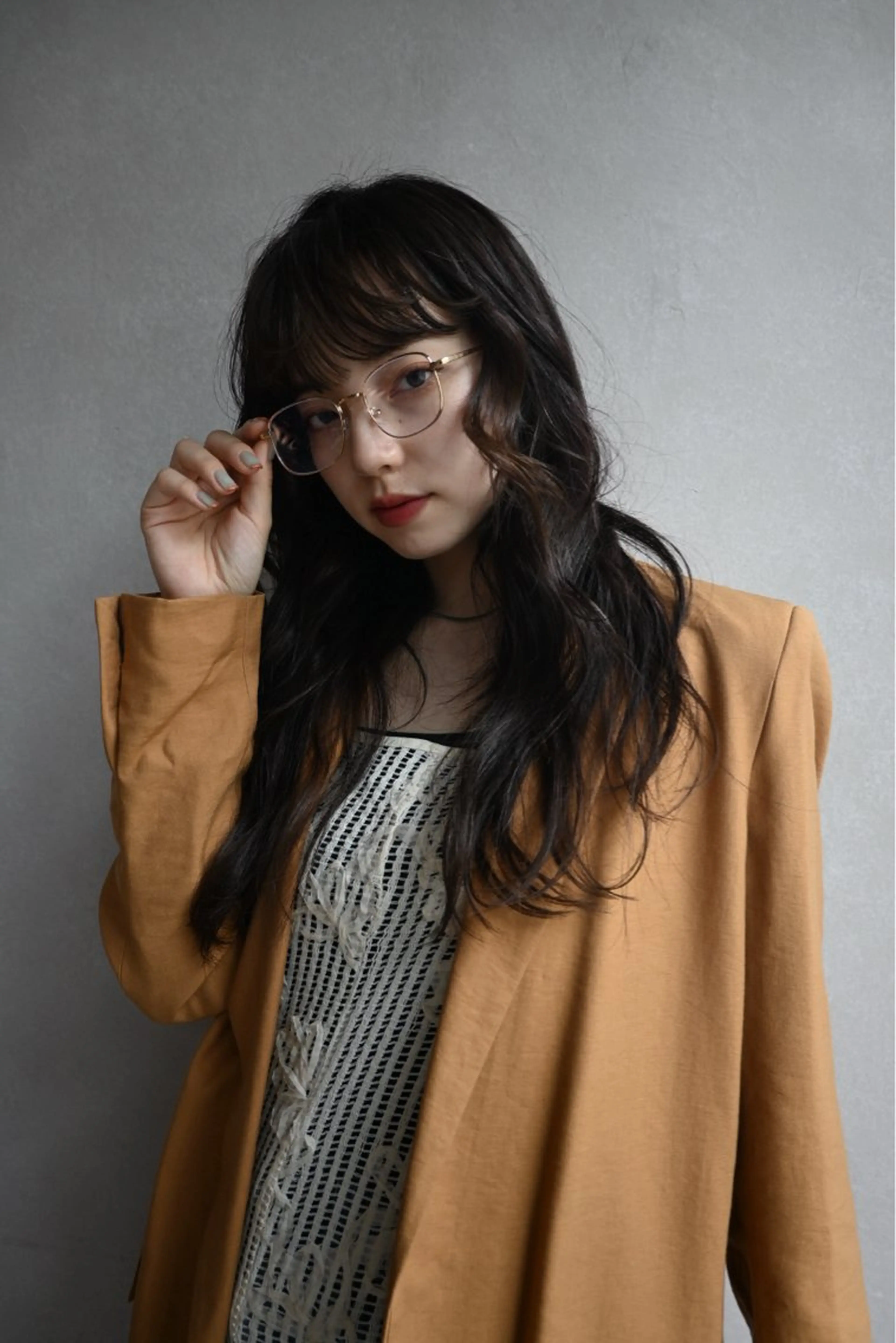 ロング カラー パーマ ヘアカラー トリートメント aya / カットカラーのヘアスタイル