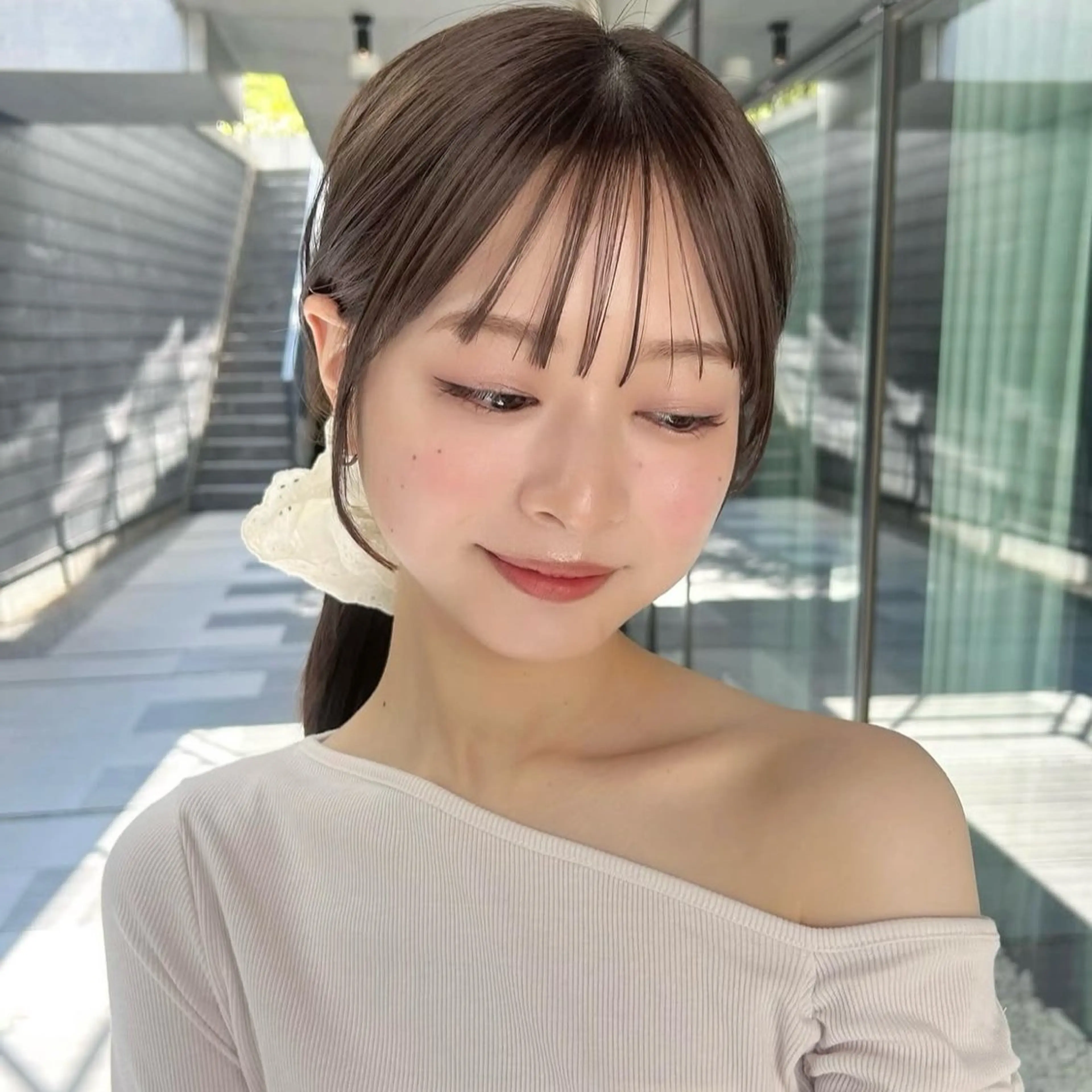 🎀似合わせ顔まわりカット＋艶カラー🎀の写真