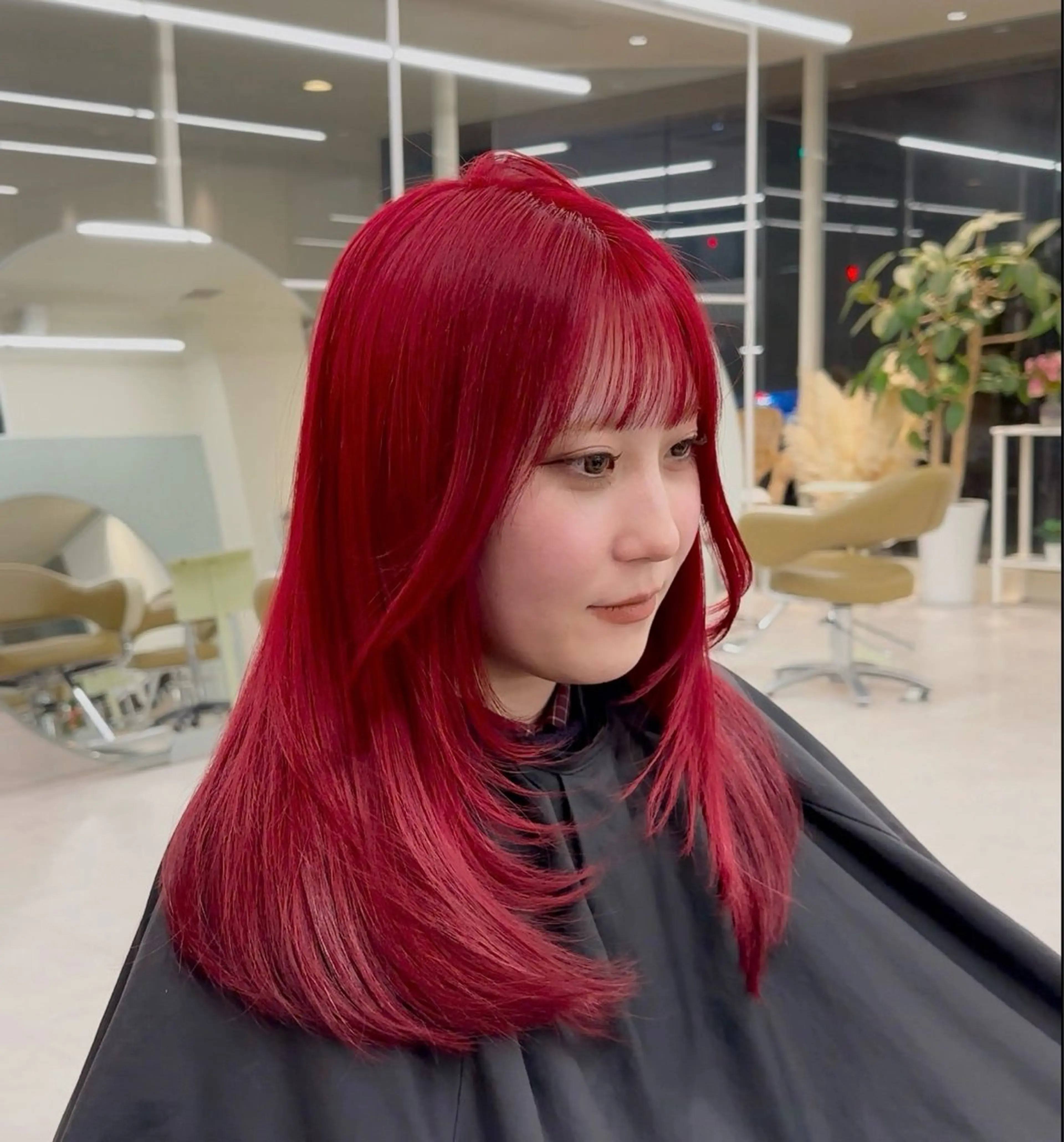 セミロング レイヤーカット カット ヘアカラー 🫧ペール系カラー /デザイン秀喜🫧のヘアスタイル