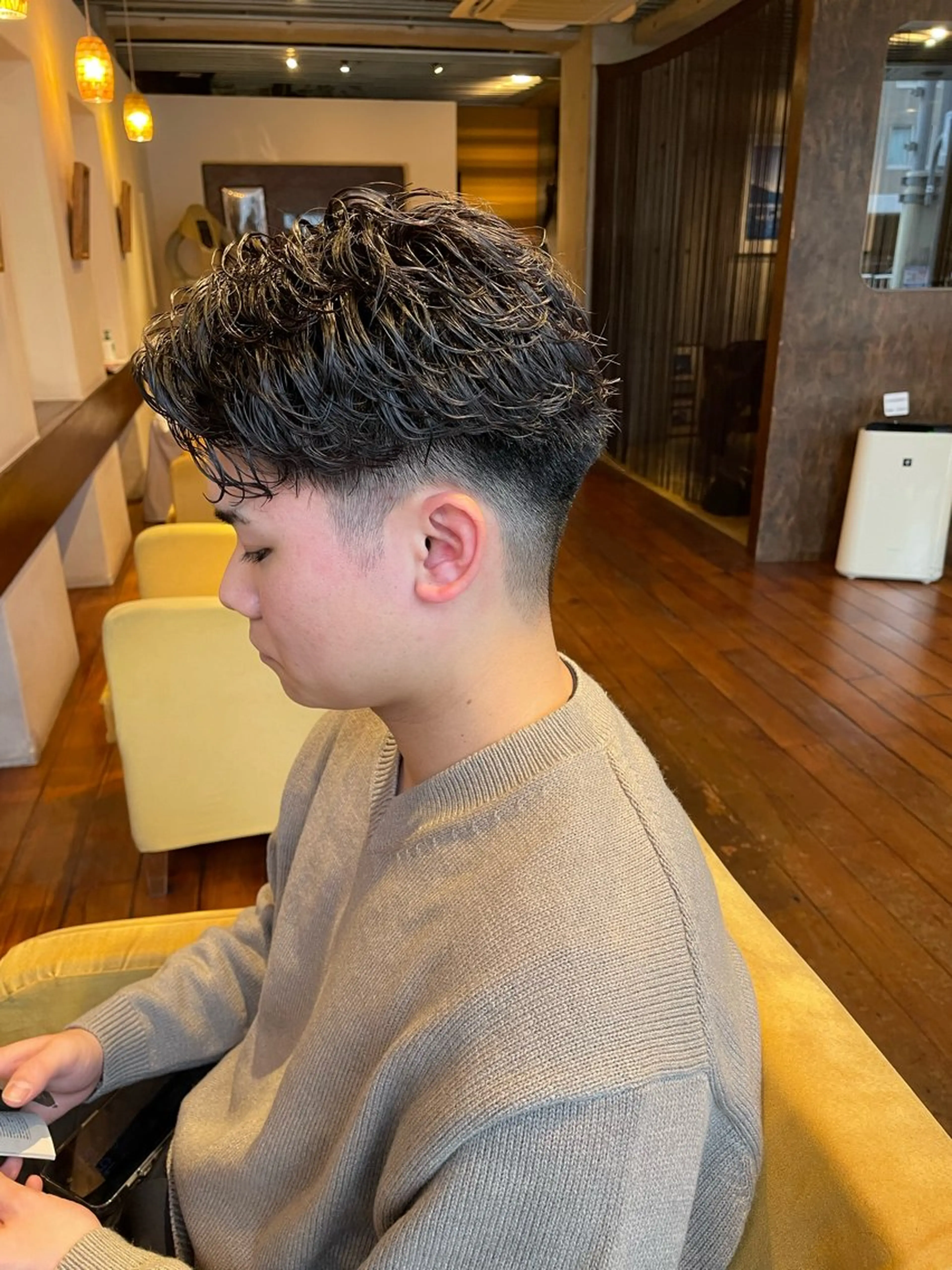 メンズ メンズパーマ パーマ suka  hair所属・ナカ タイチのヘアスタイル