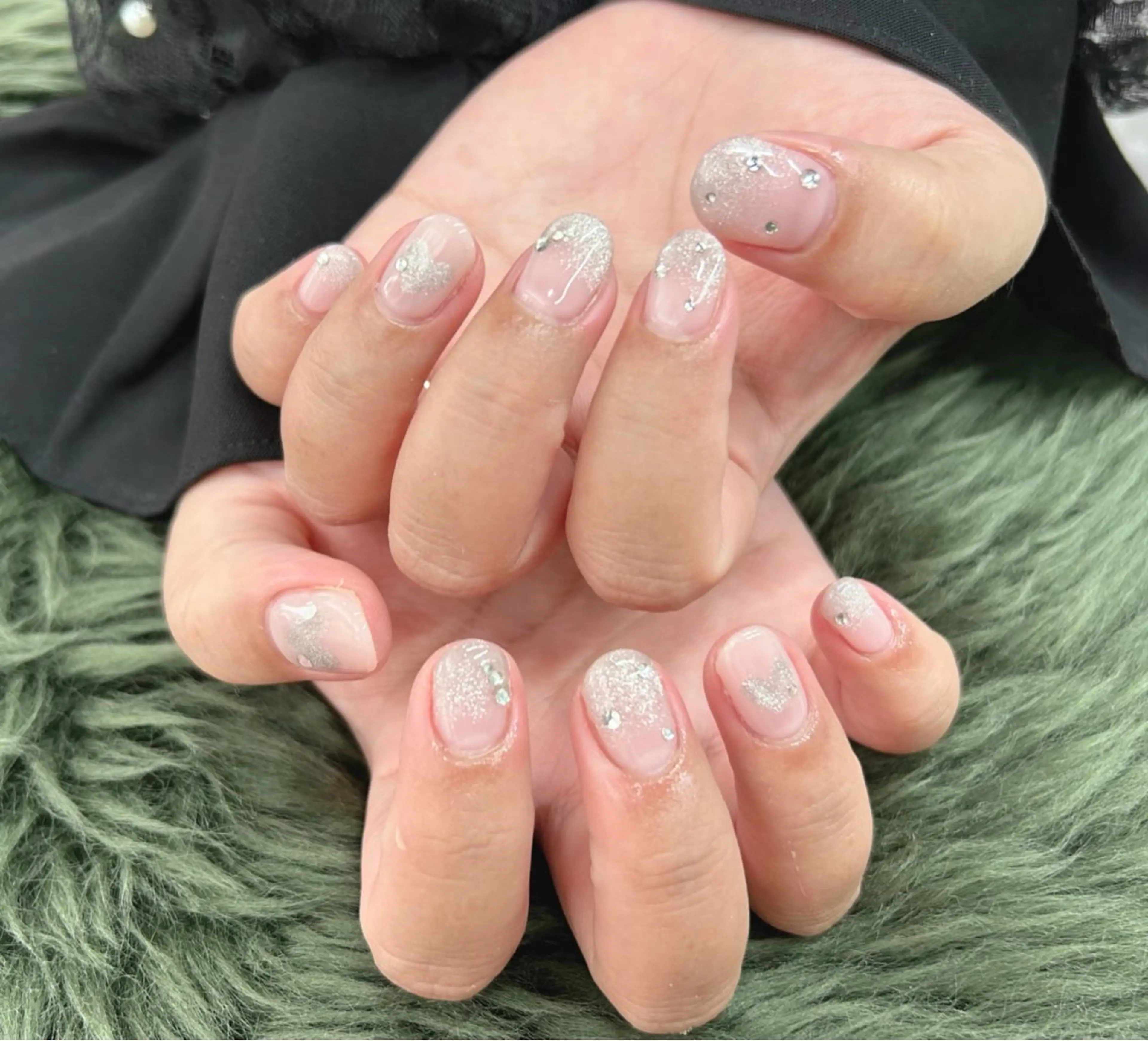 ネイル グラデーション マグネットネイル ハンドネイル Nail Salon agré所属・agré ネイルサロン　アグレのネイルデザイン