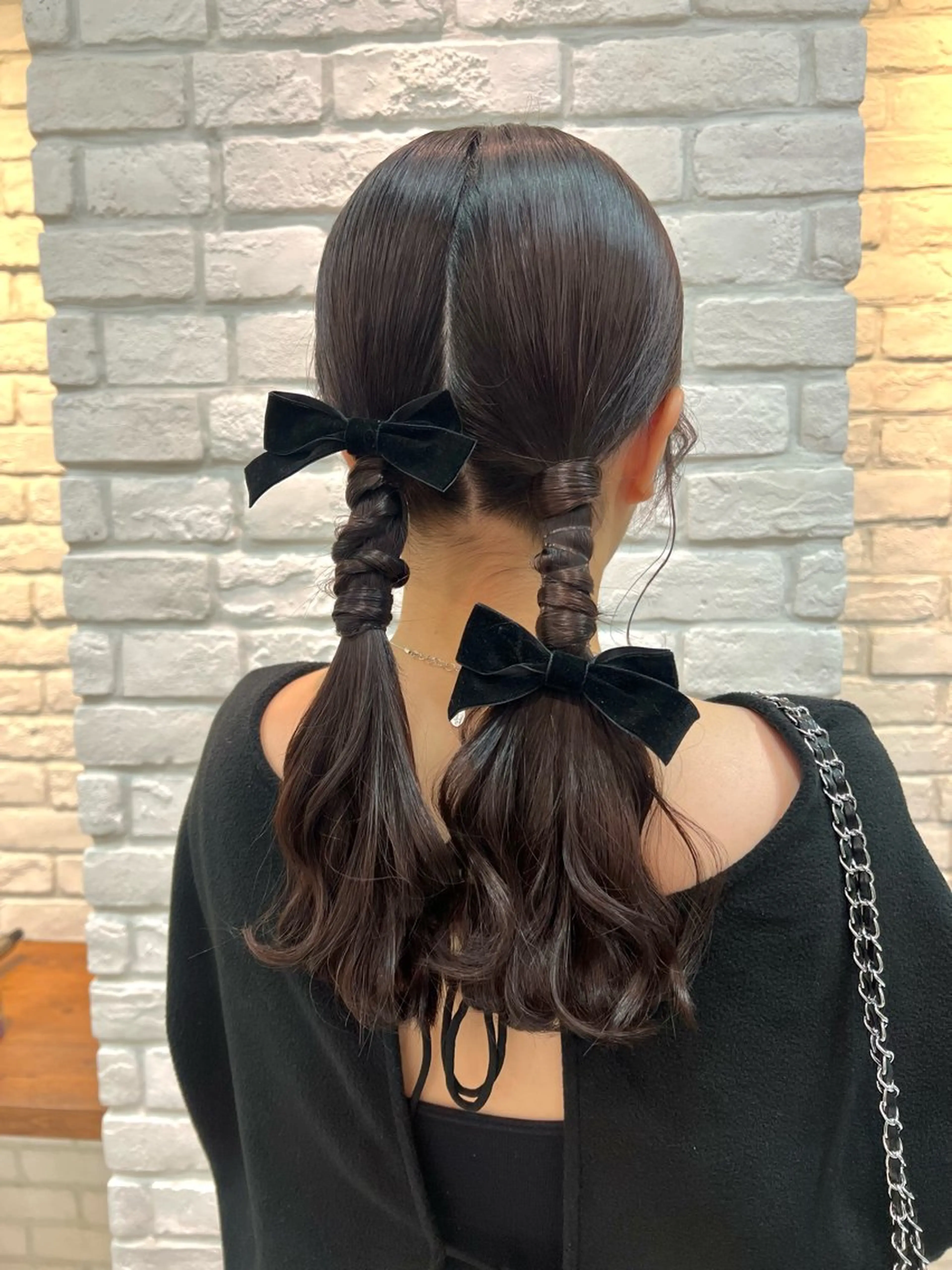 セミロング ヘアアレンジ 🎀野崎 美玖𝜗𝜚˚⋆のヘアスタイル