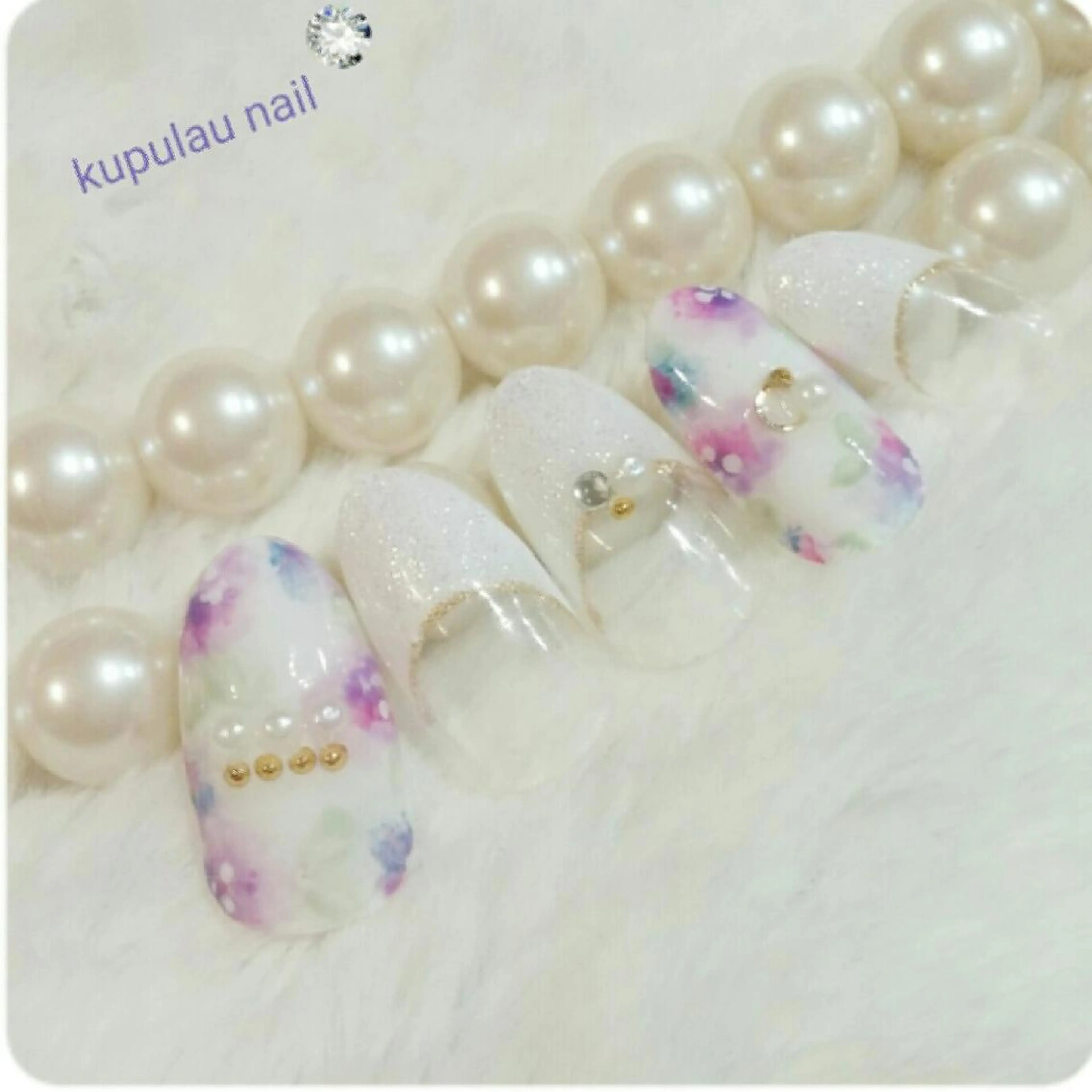 ネイル フラワーネイル ニュアンスネイル * haruのネイルデザイン