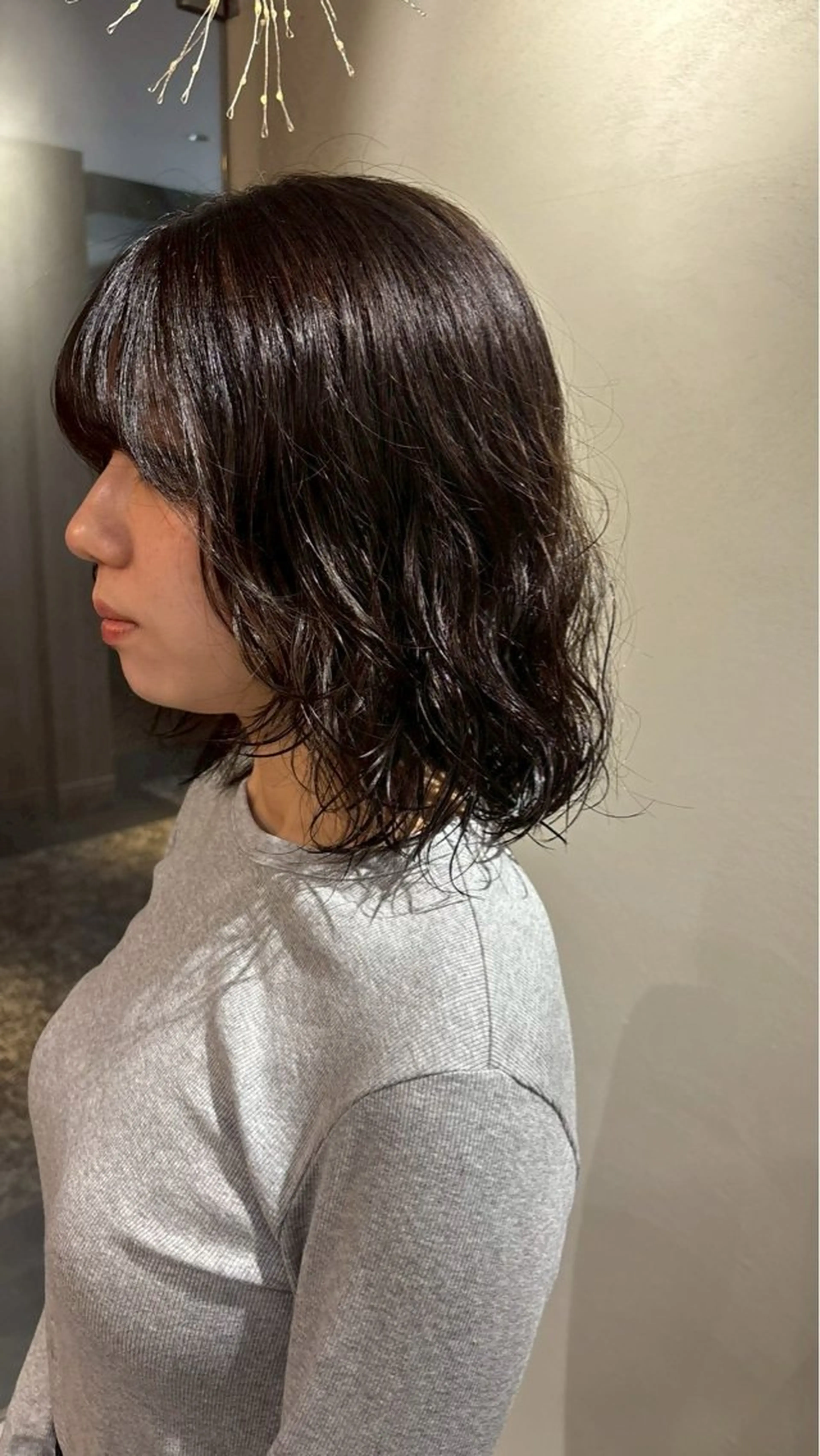 ミディアム カラー ヘアカラー 💐花屋併設💐 宮園　雛羽のヘアスタイル