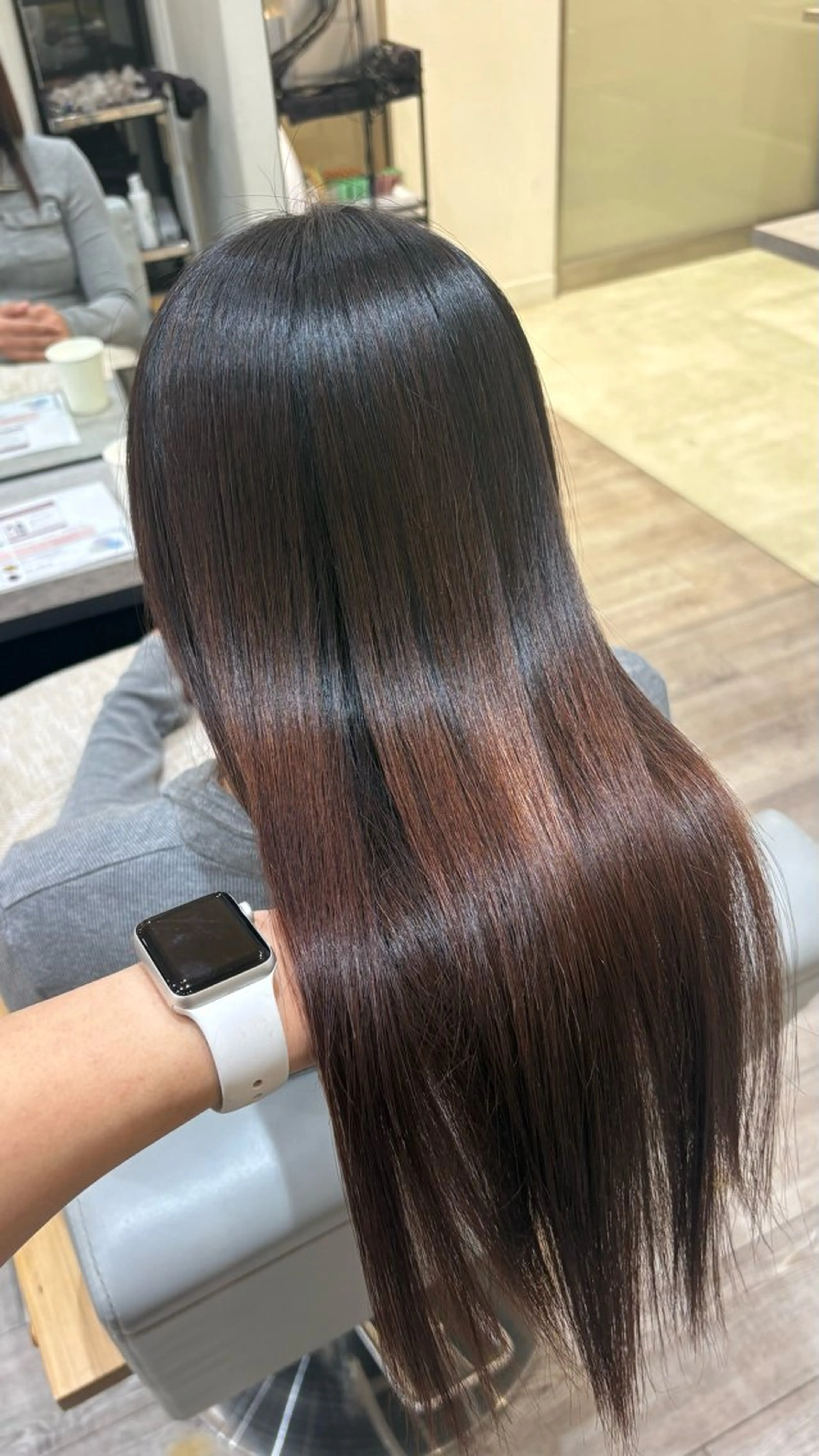 ロング 縮毛矯正 amber  池袋所属・大木 唯月のヘアスタイル