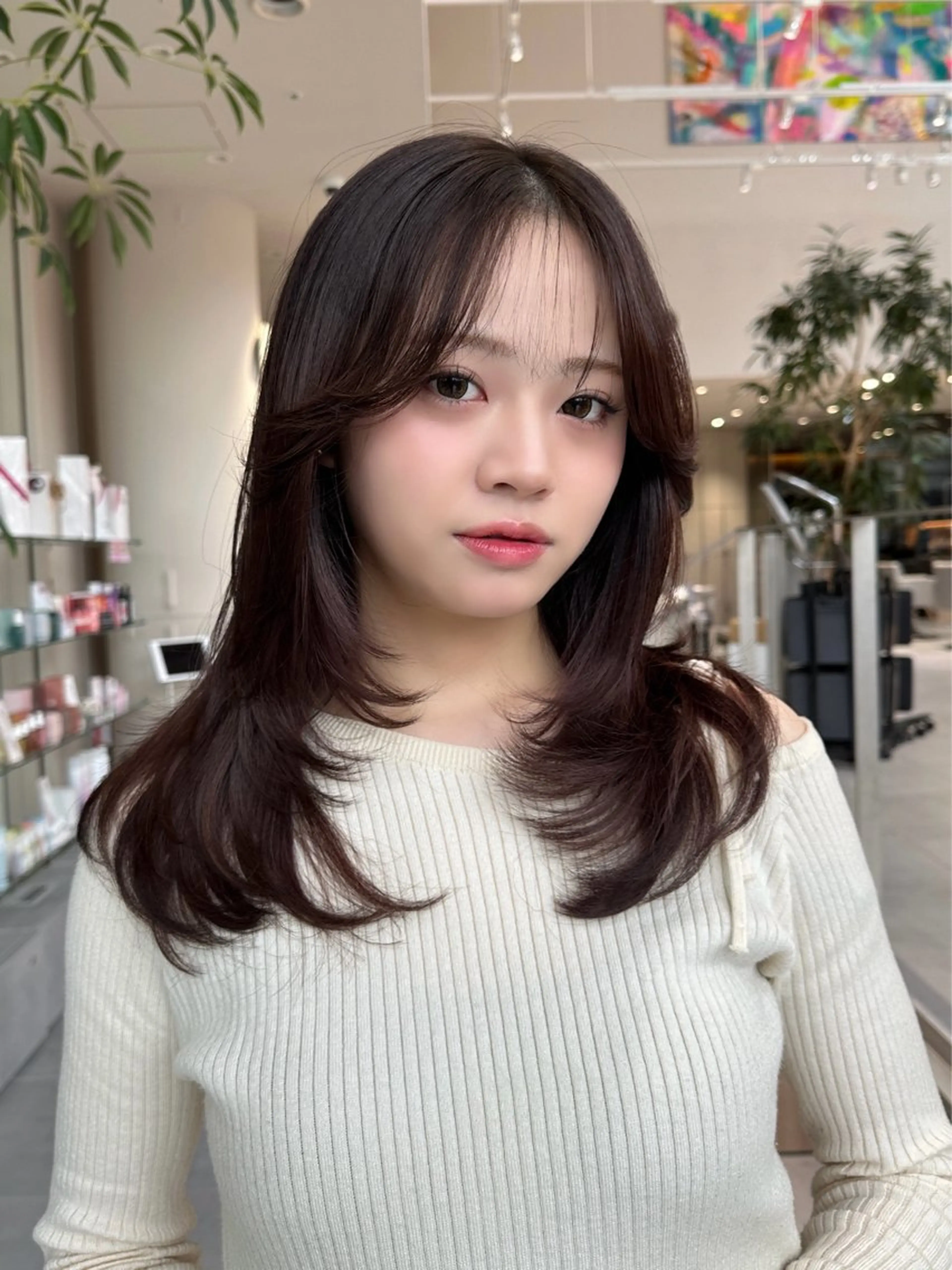 似合わせミディアムレイヤー+3STEPトリートメント🫧の写真