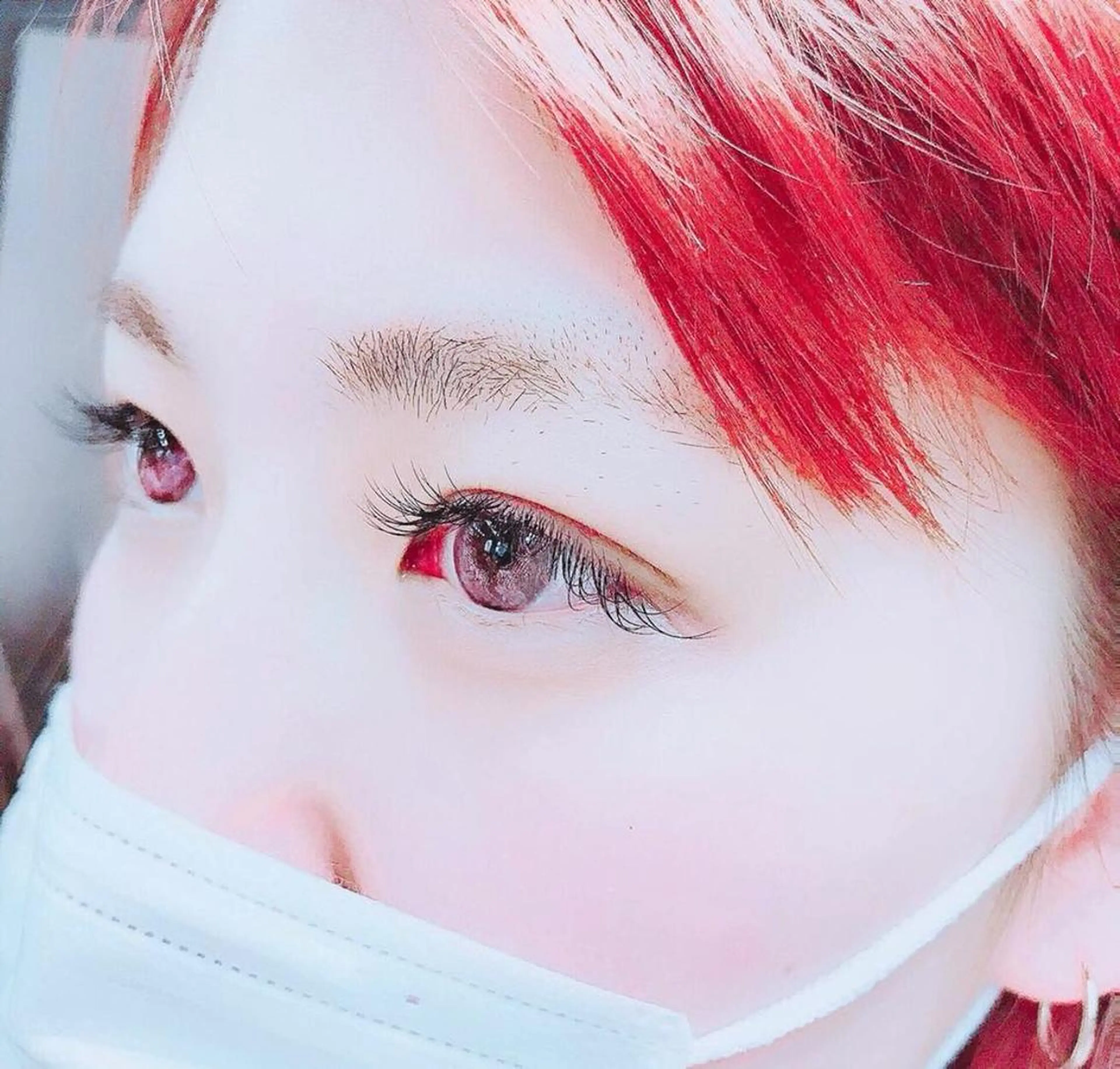 ロング カラー パーマ ヘアアレンジ メンズ キッズ ネイル マツエク・マツパ 透明感カラー💖 Stylist佐藤澪のマツエク・マツパデザイン