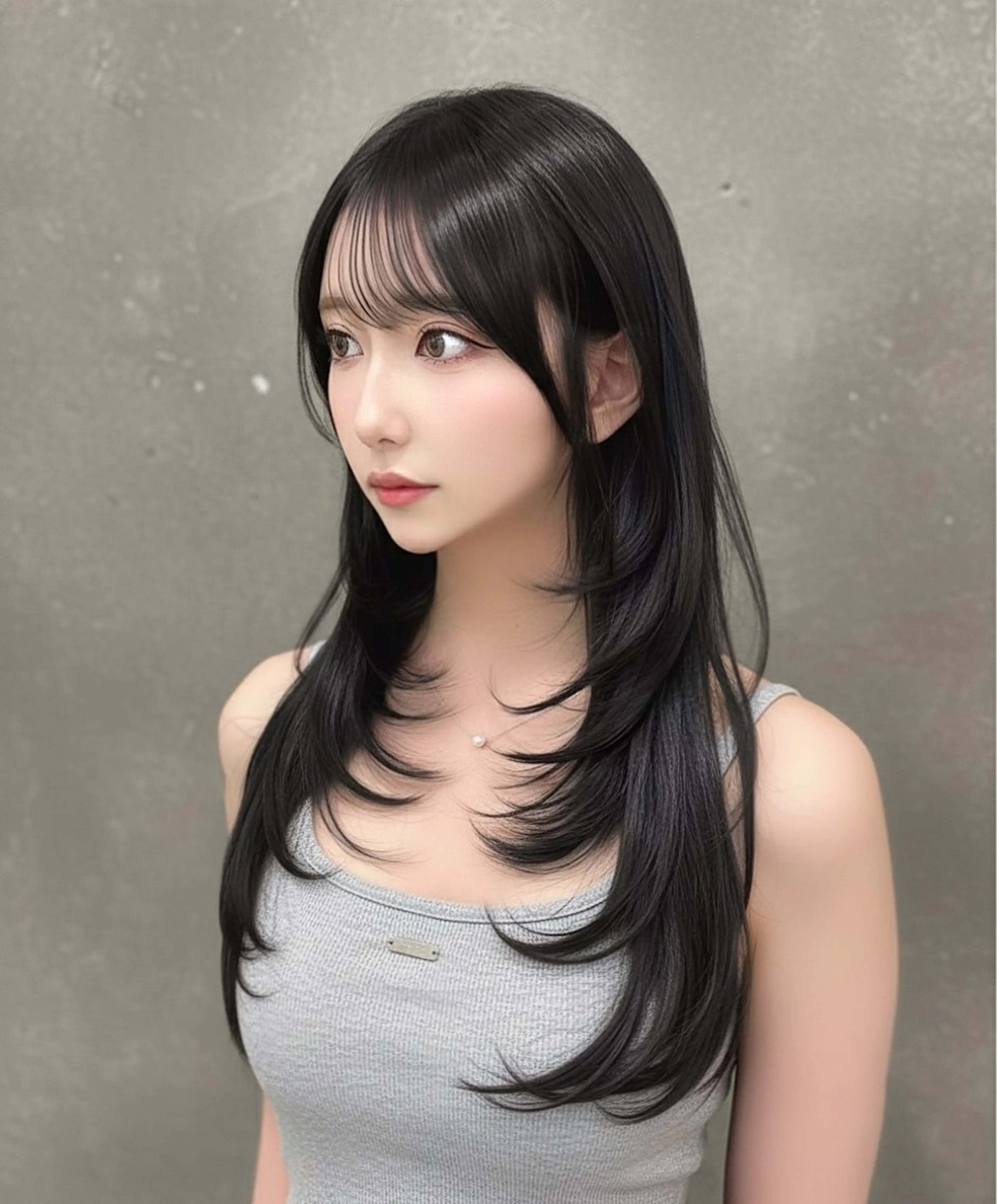 ロング カラー カット トリートメント 韓国ヘア/髪質改善 TAKAHIROのヘアスタイル