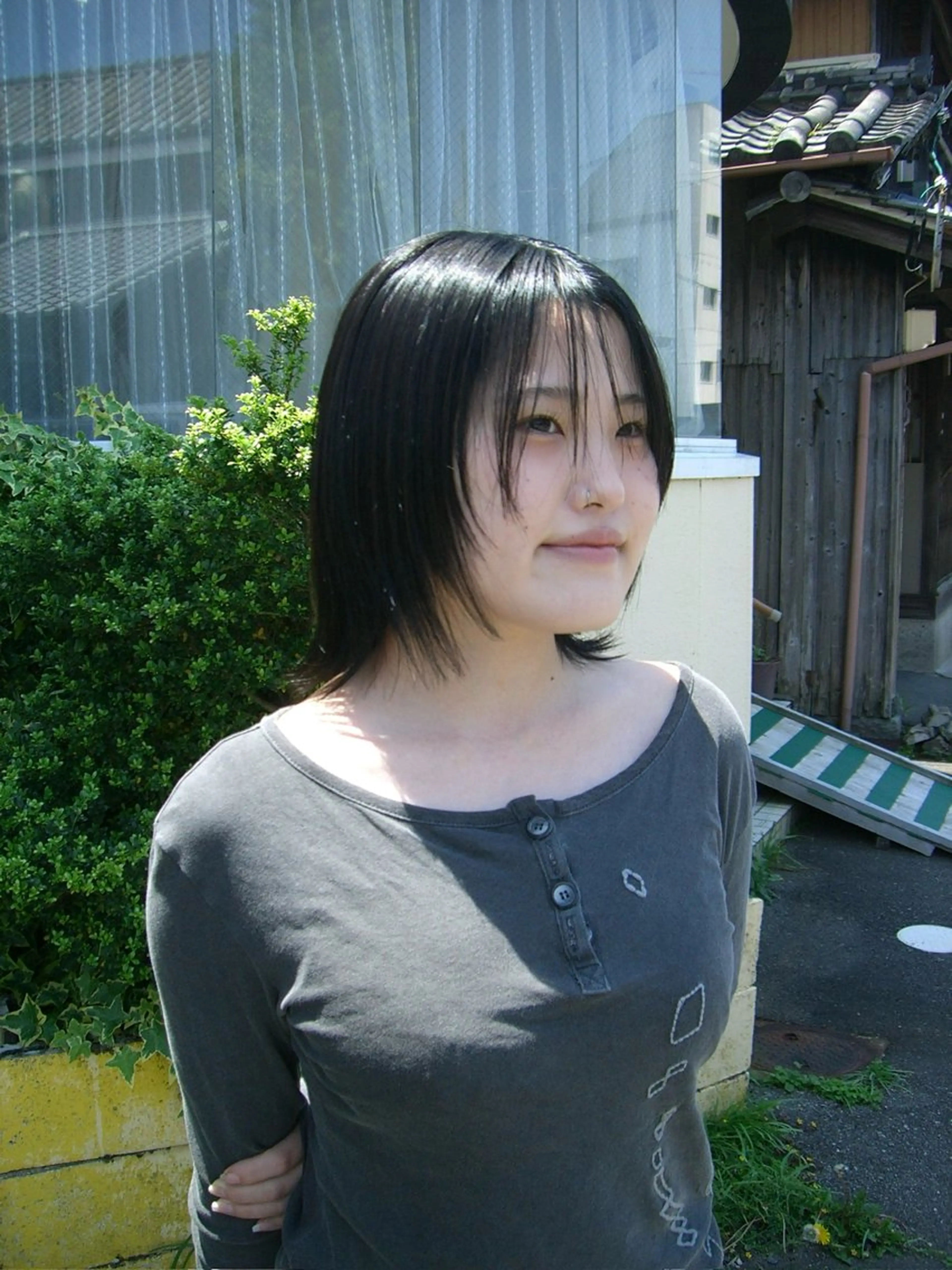 ミディアム カラー 黒髪 透明感カラー ヘアカラー Angle所属・長谷川 優光のヘアスタイル