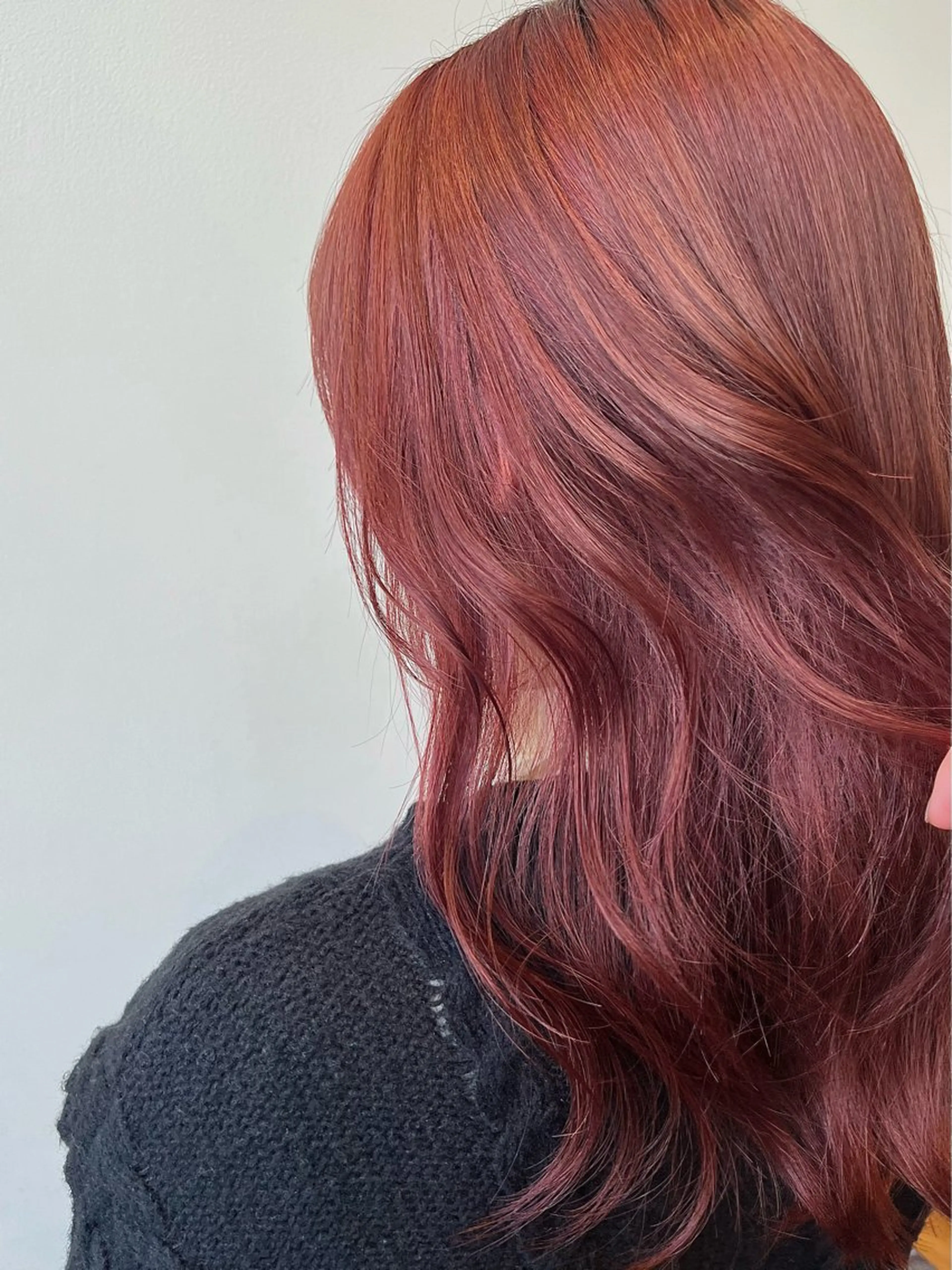 セミロング カラー ヘアカラー 暖色カラー/似合わせ カット/名古屋/辻のヘアスタイル