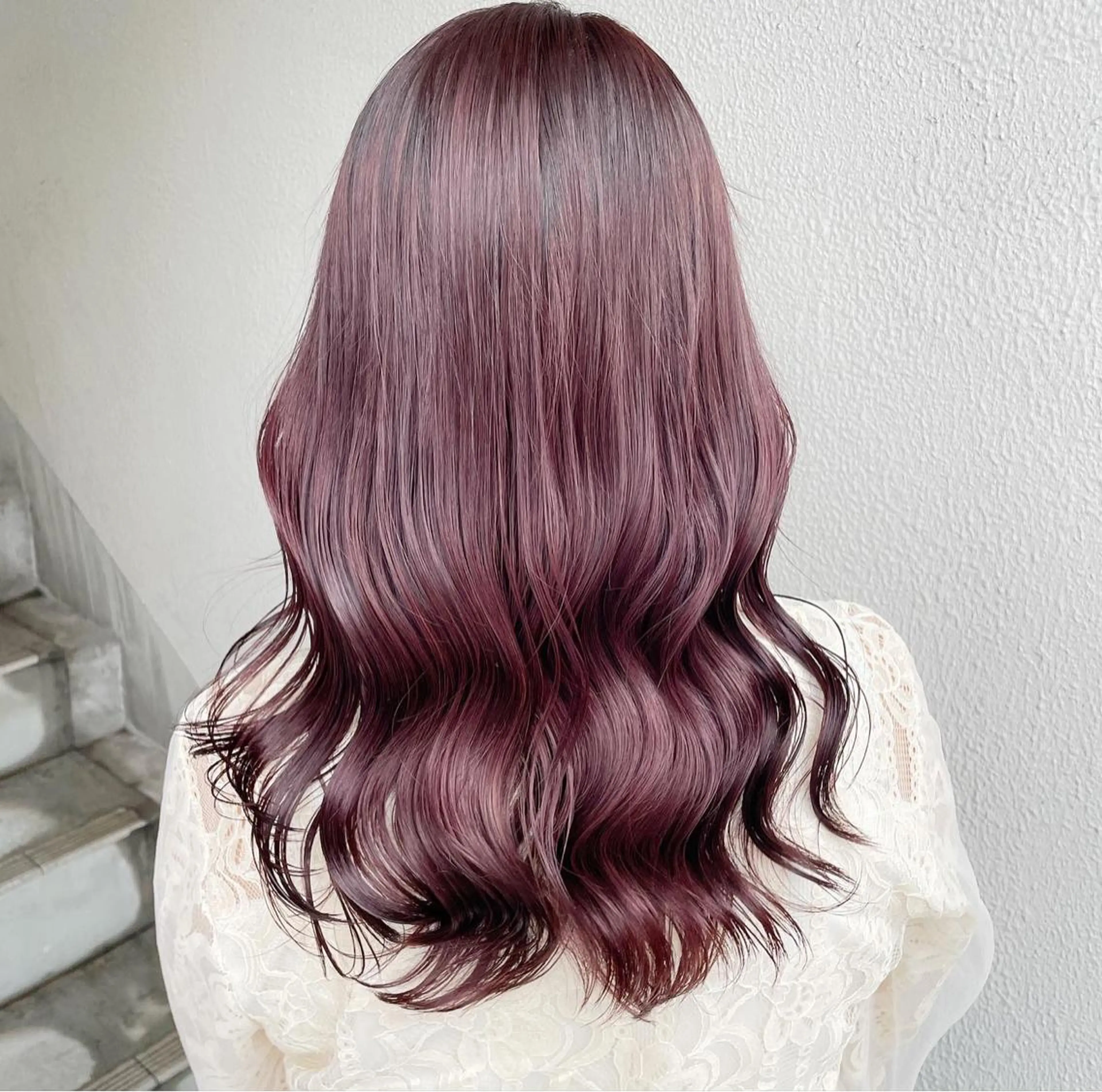 セミロング カラー ヘアカラー トリートメント ヘッドスパ ヘアセット ベージュカラー💖 やすひろのヘアスタイル