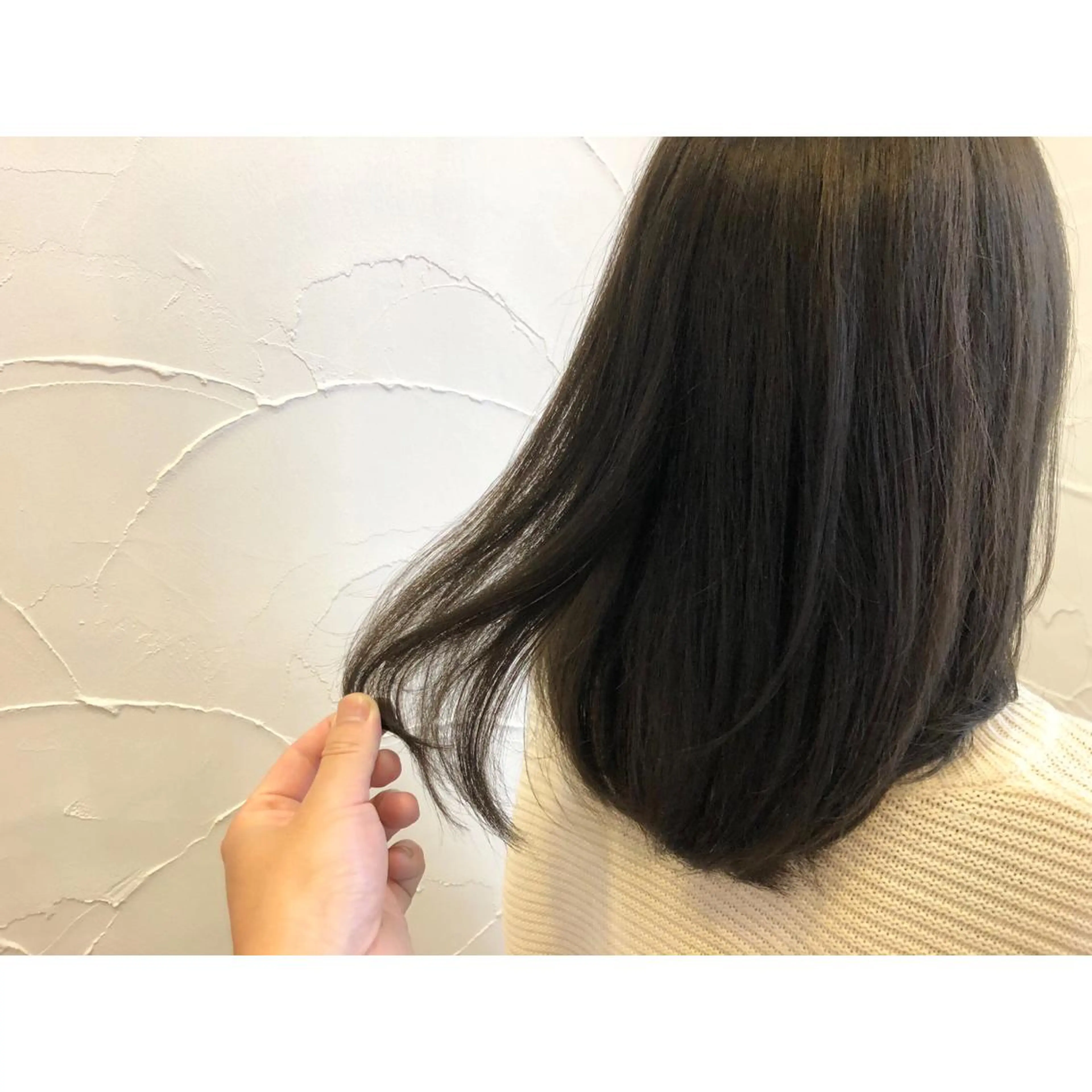 ミディアム カラー アッシュ シルバー シルバーアッシュ カット ヘアカラー トリートメント ヘッドスパ パーソナルカラー診断 できます　木曽　主博のヘアスタイル