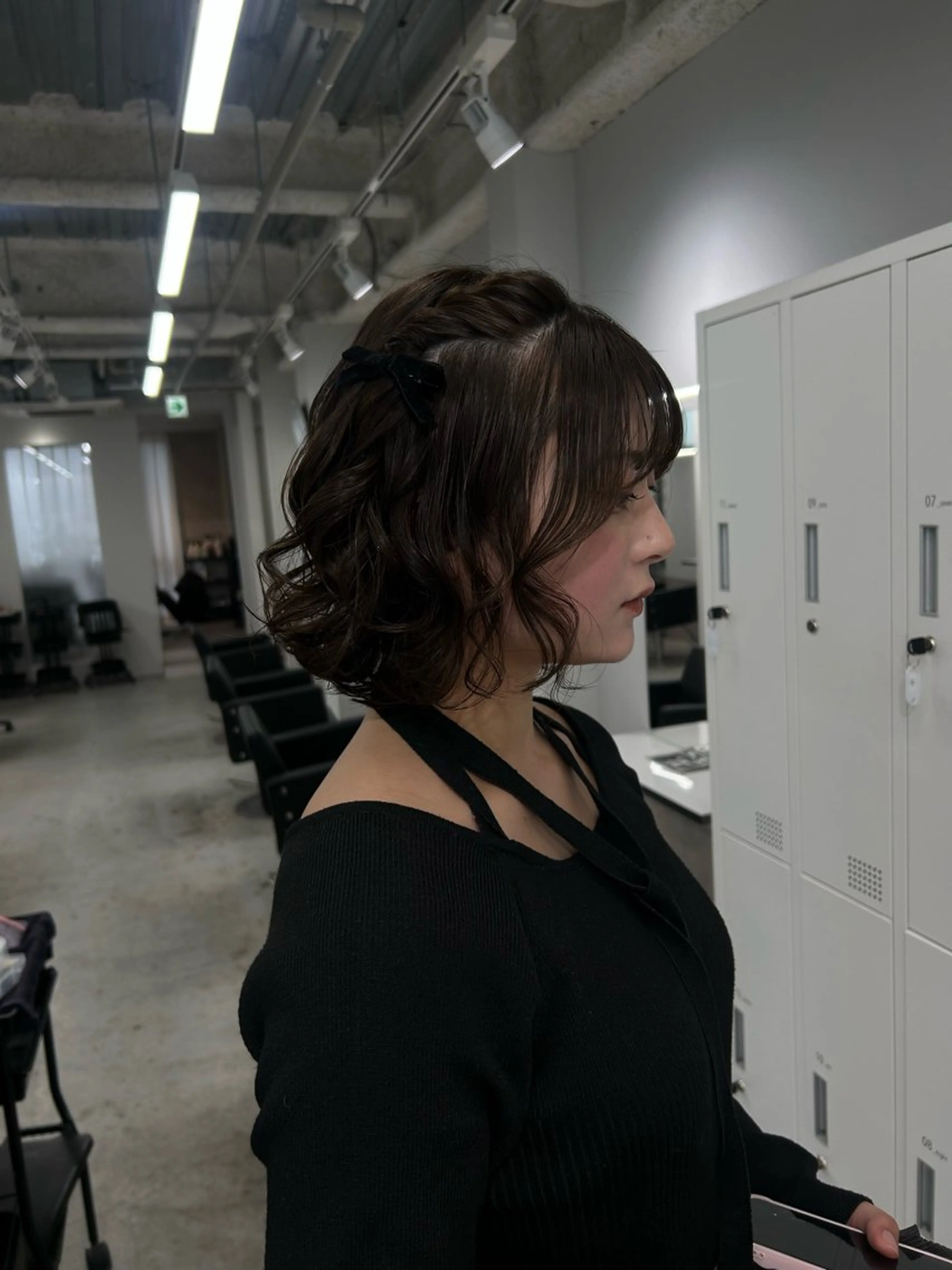 ヘアアレンジ GiseL さあや博多ハイトーンのヘアスタイル