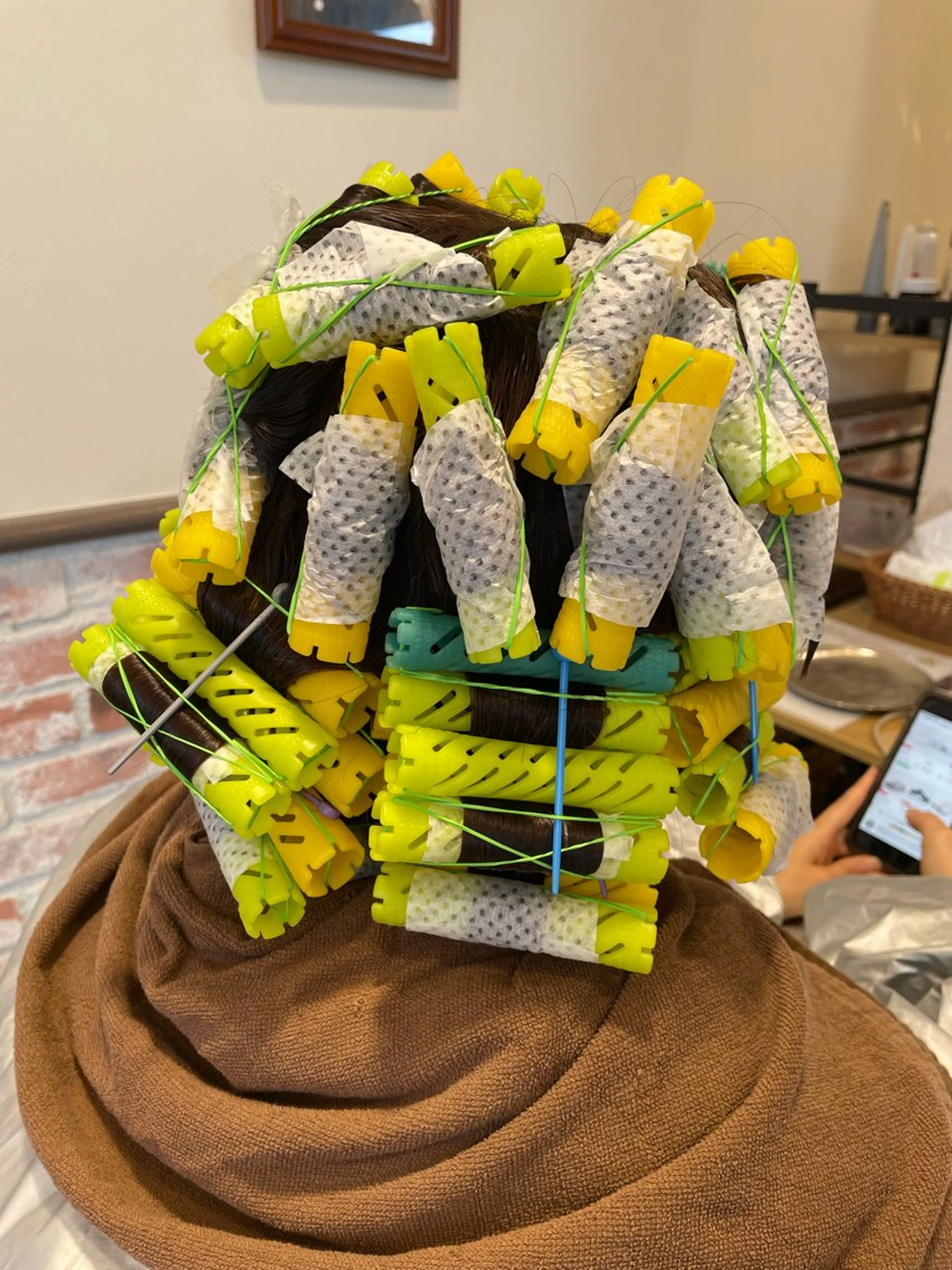 ミディアム パーマ ミディアムパーマ スパイラルパーマ YUSICA  所沢 イマムラ✳︎✴︎のヘアスタイル