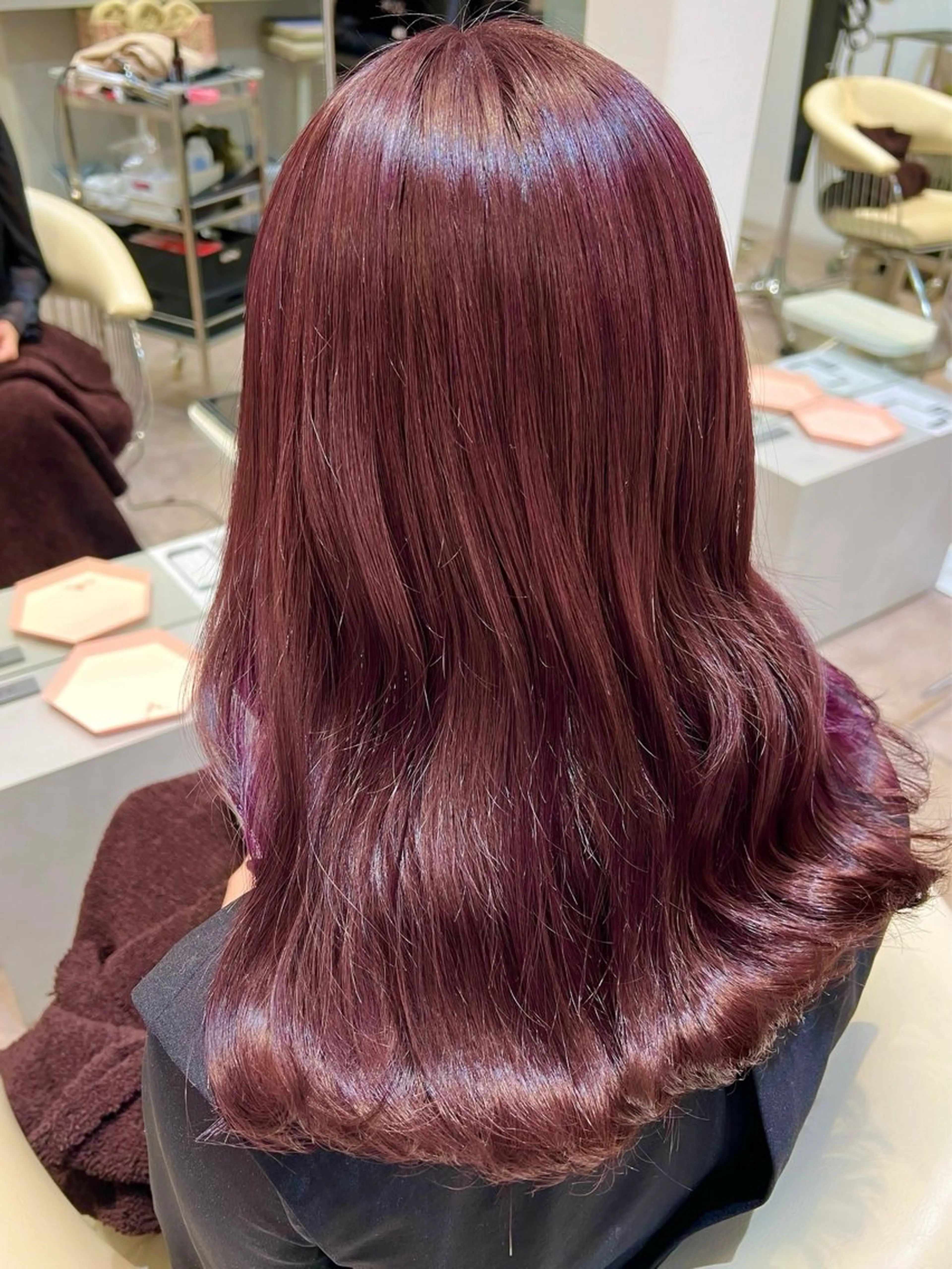 ミディアム カラー ピンクカラー ヘアカラー トリートメント 💎透明感カラー特化 💎TAISEIのヘアスタイル