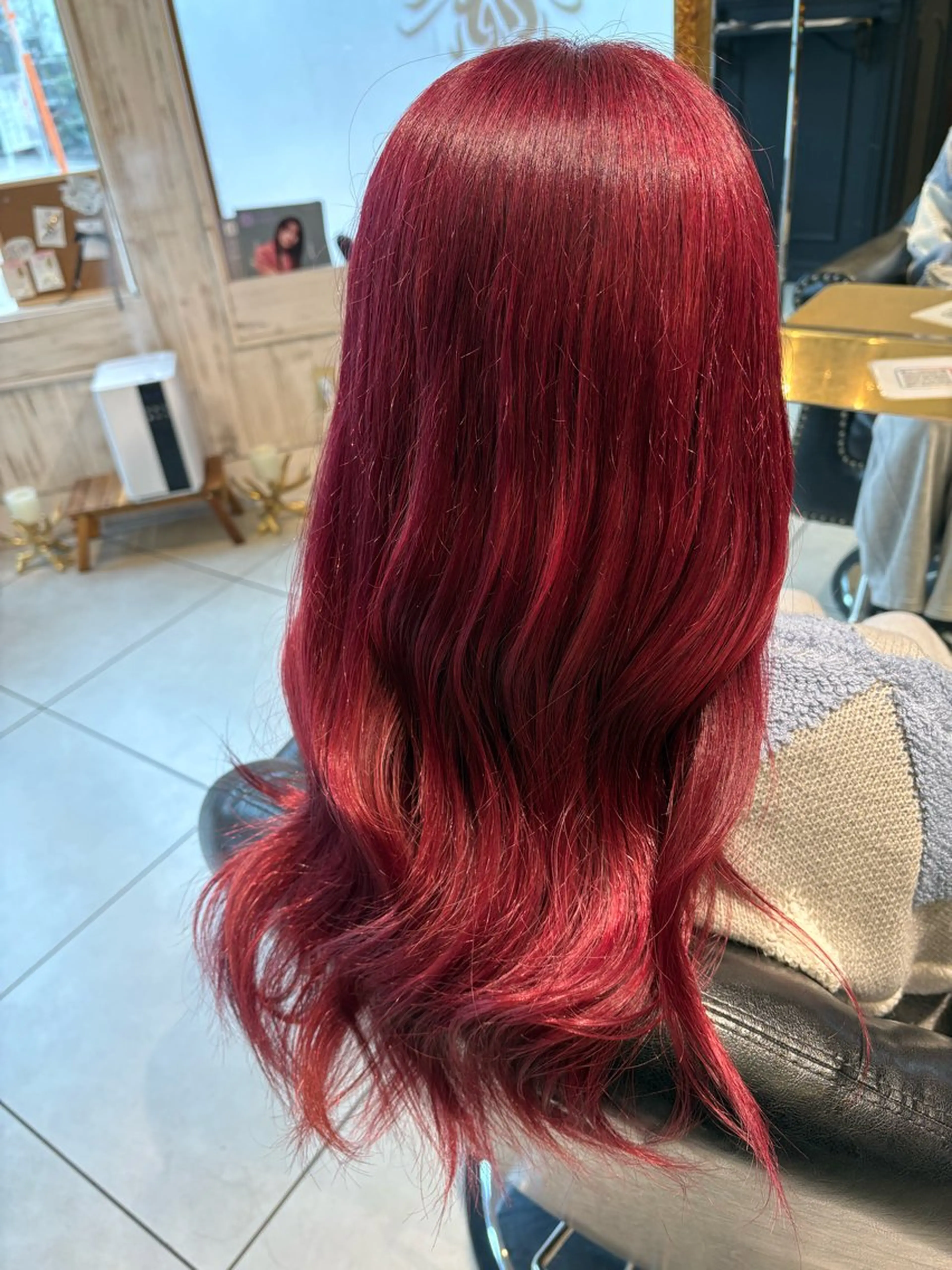 ロング フェニーチェ高崎所属・鶴谷 麻衣のヘアスタイル