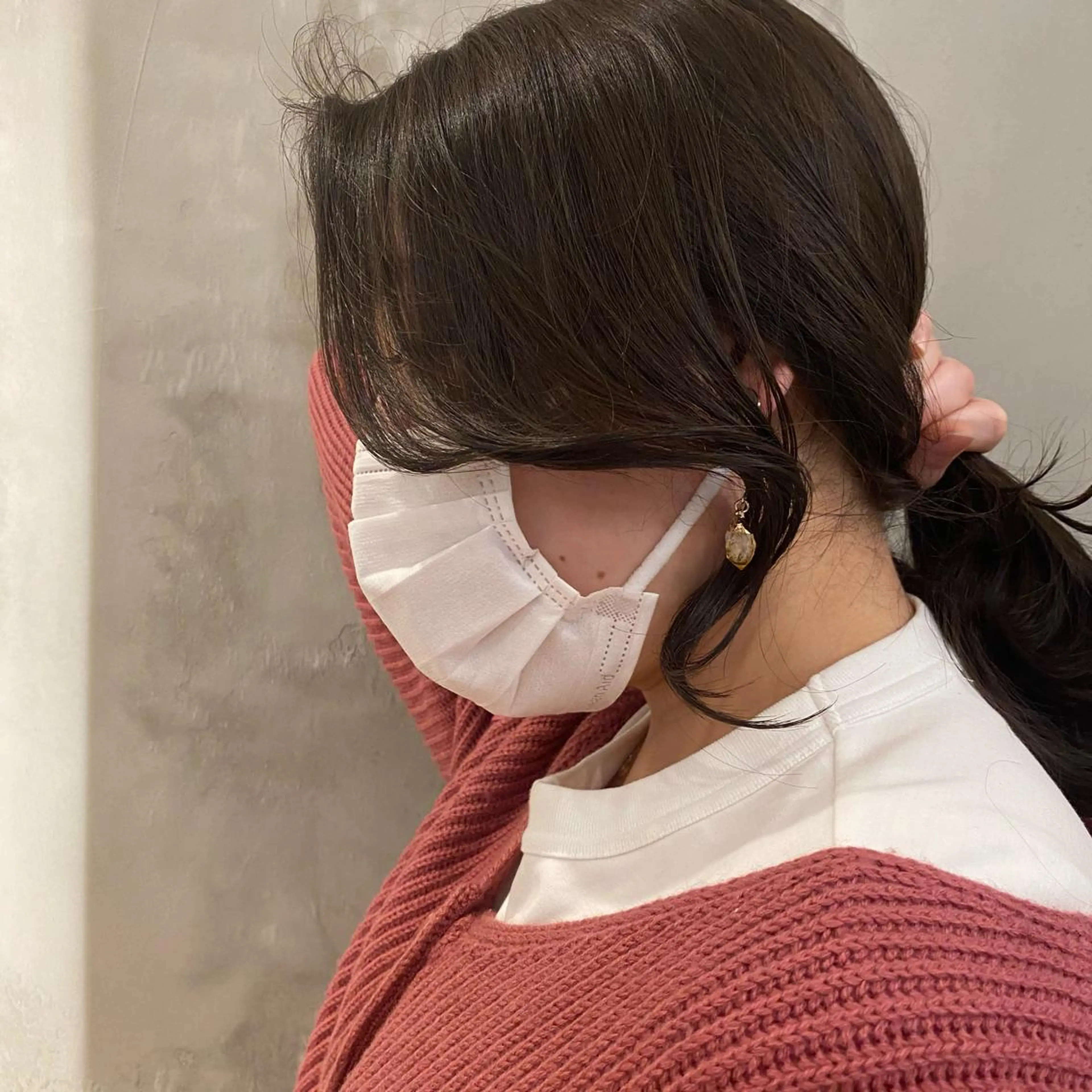 セミロング カット ヘアカラー トリートメント 顔周りcut・ご相談 ＝新宿しずく🇰🇷のヘアスタイル