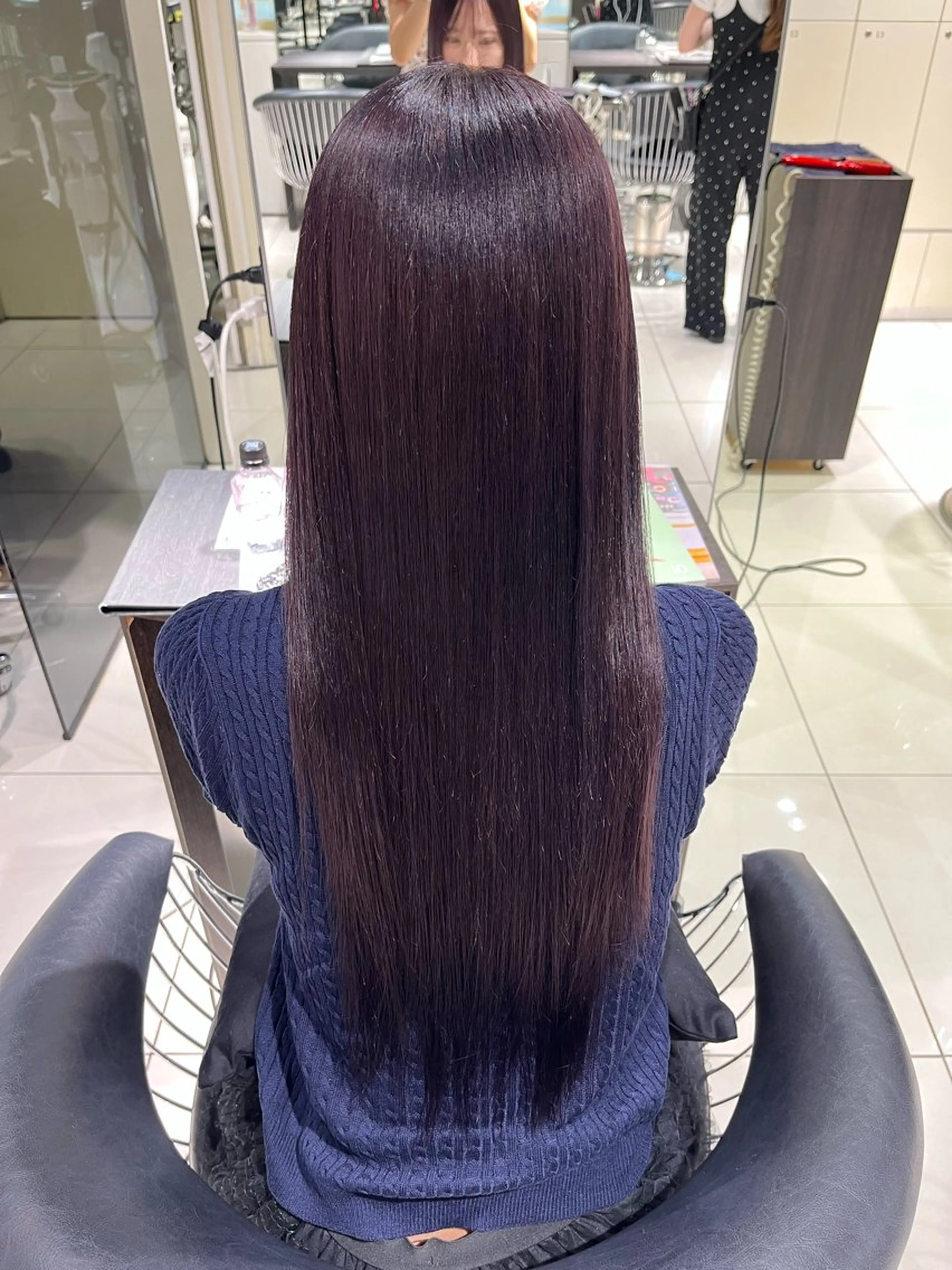 ロング ヘアカラー sakura 🪽 艶カラー/髪質改善のヘアスタイル