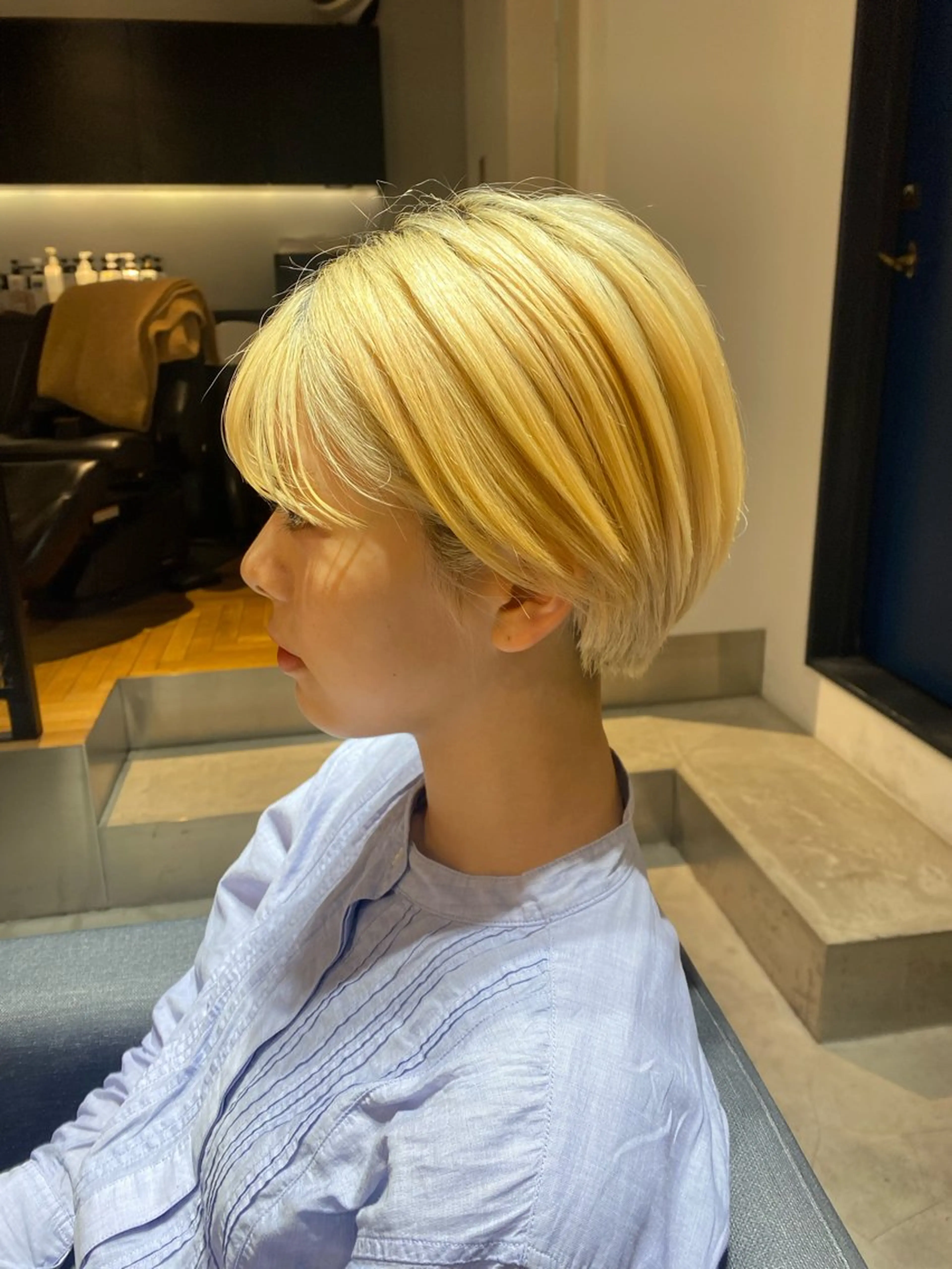 ショート 丸みショート ショートヘア カット 山本 琴葉 /ボブ /切りっぱなしボブのヘアスタイル