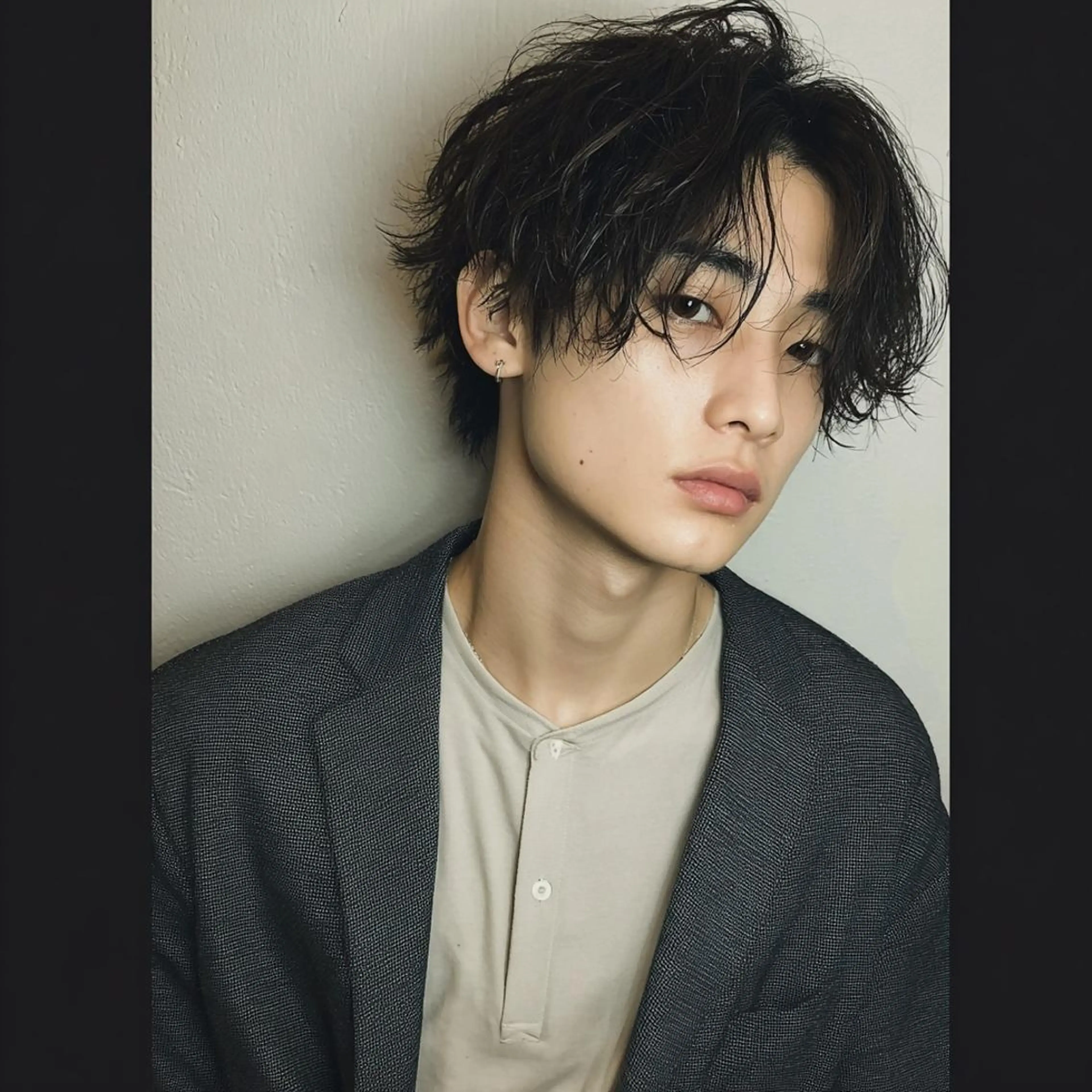 メンズ ブリーチなし透明感 カラー✨横山 佳希のヘアスタイル